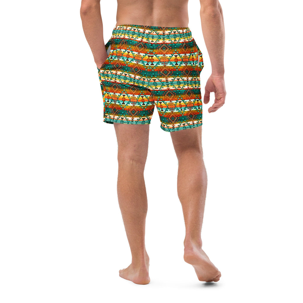 Native Aztec Men's Swim Trunks