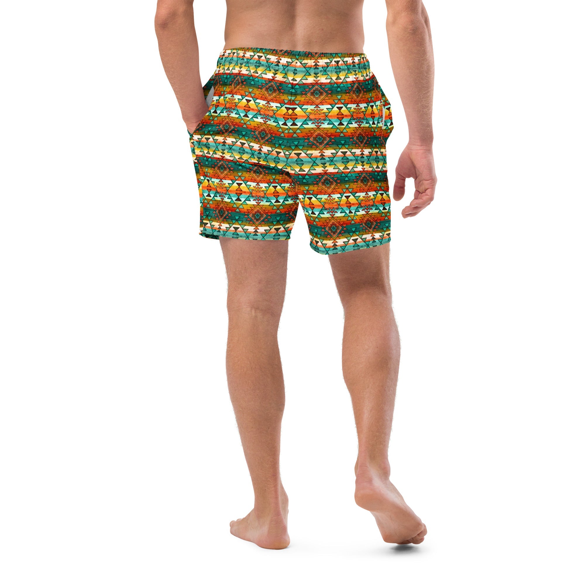 Native Aztec Men's Swim Trunks
