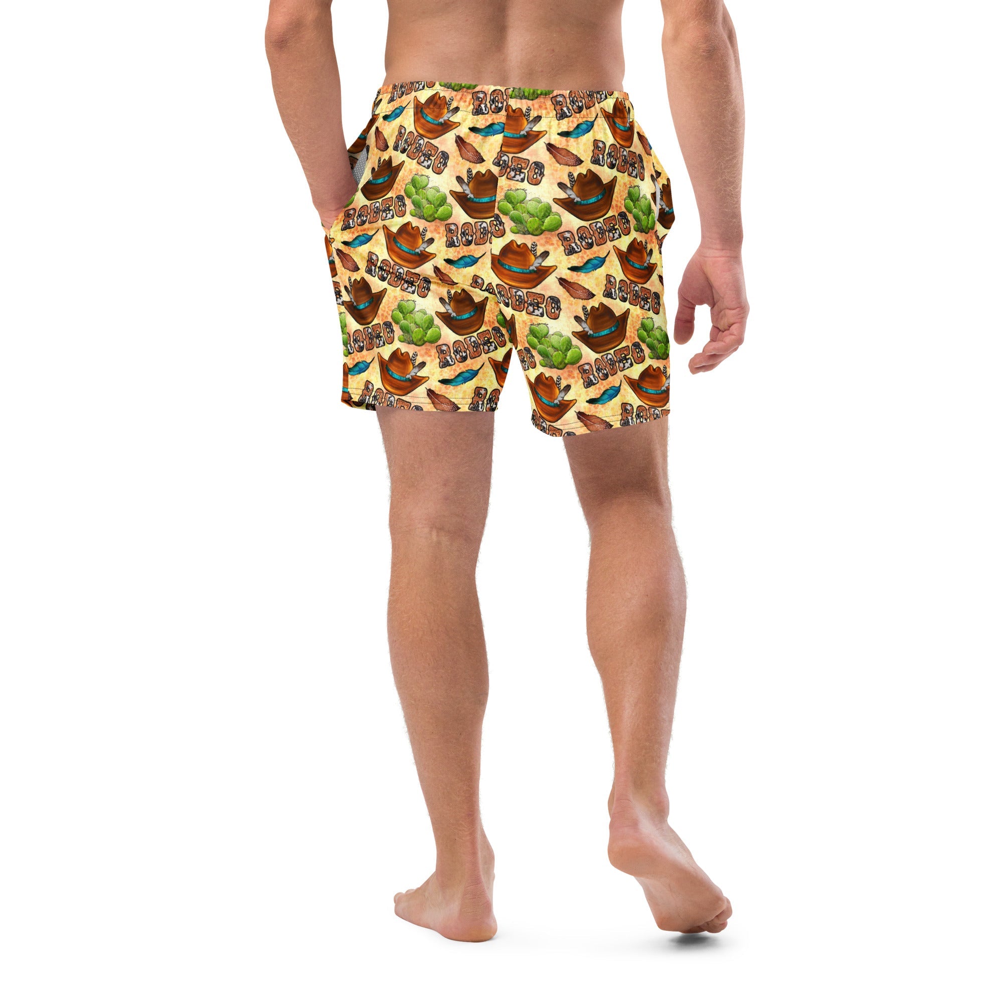 Rodeo Fever Men's Swim Trunks