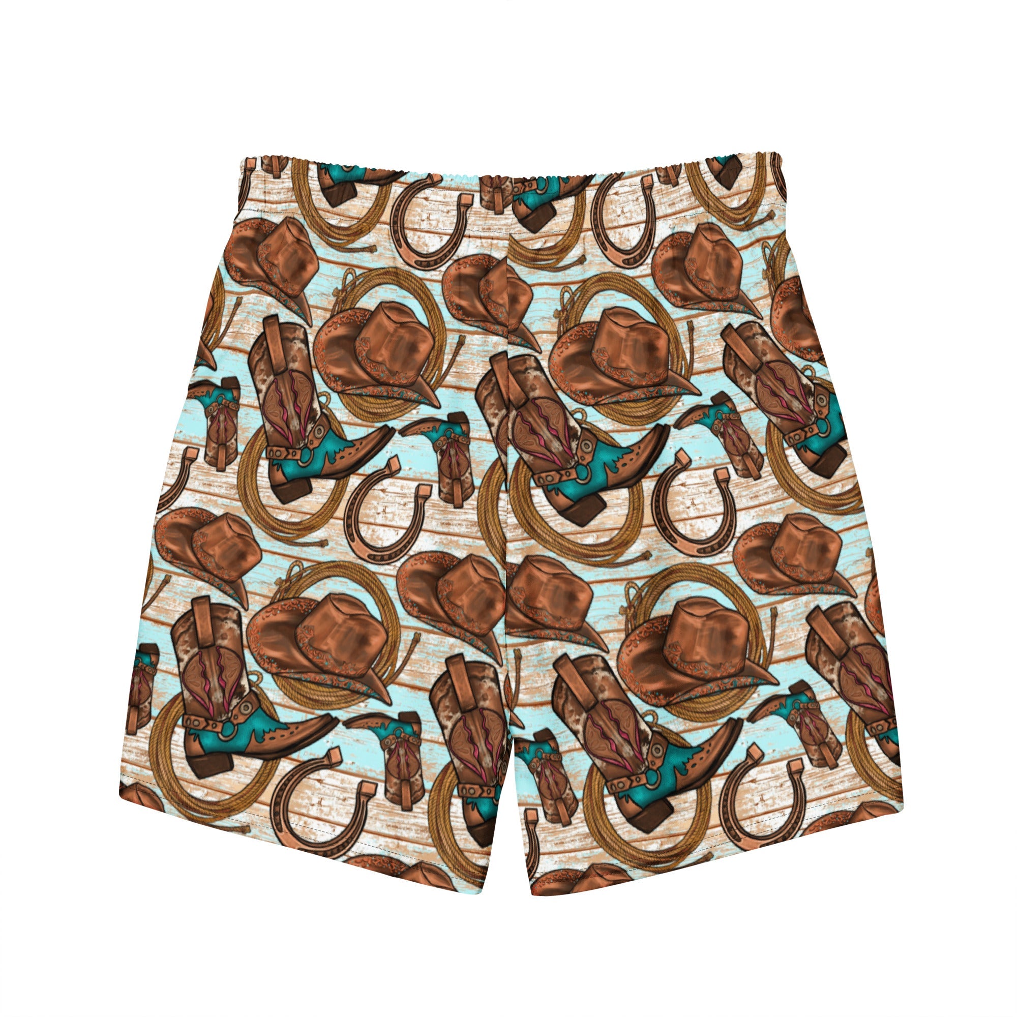 Cowboy Up Men's Swim Trunks