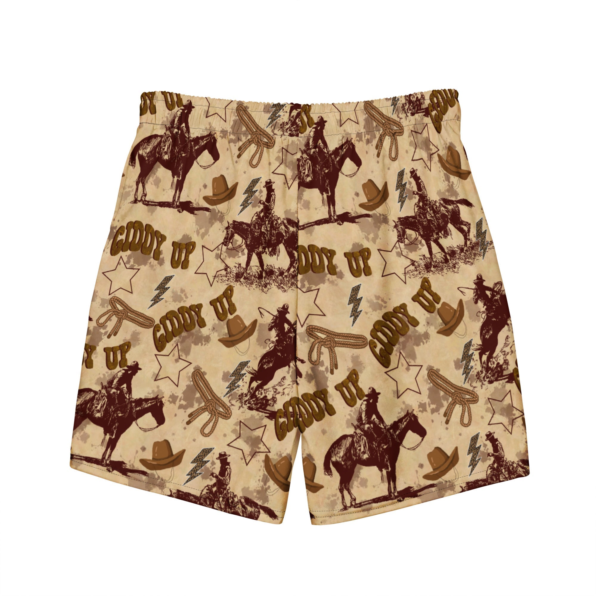 Vintage Western Men's Swim Trunks