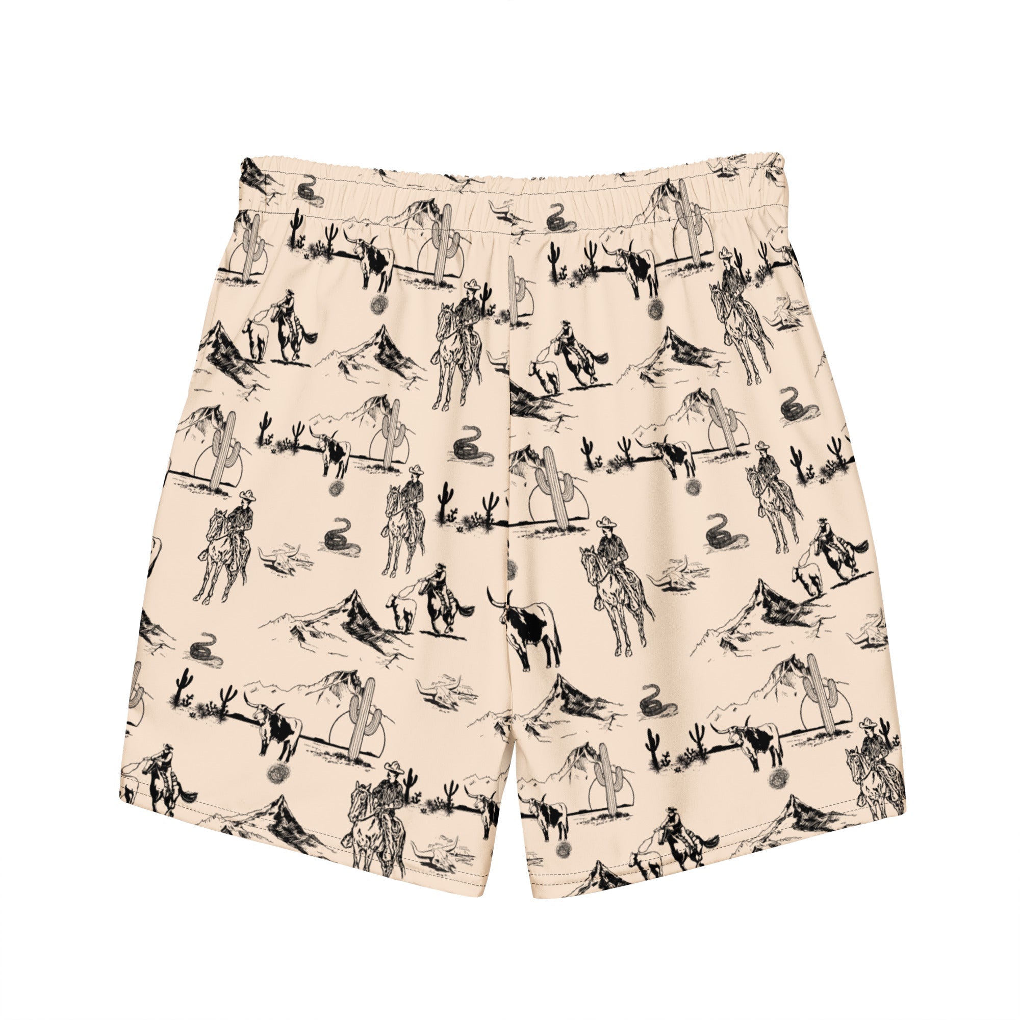 Cowboy Ranch Men's Swim Trunks