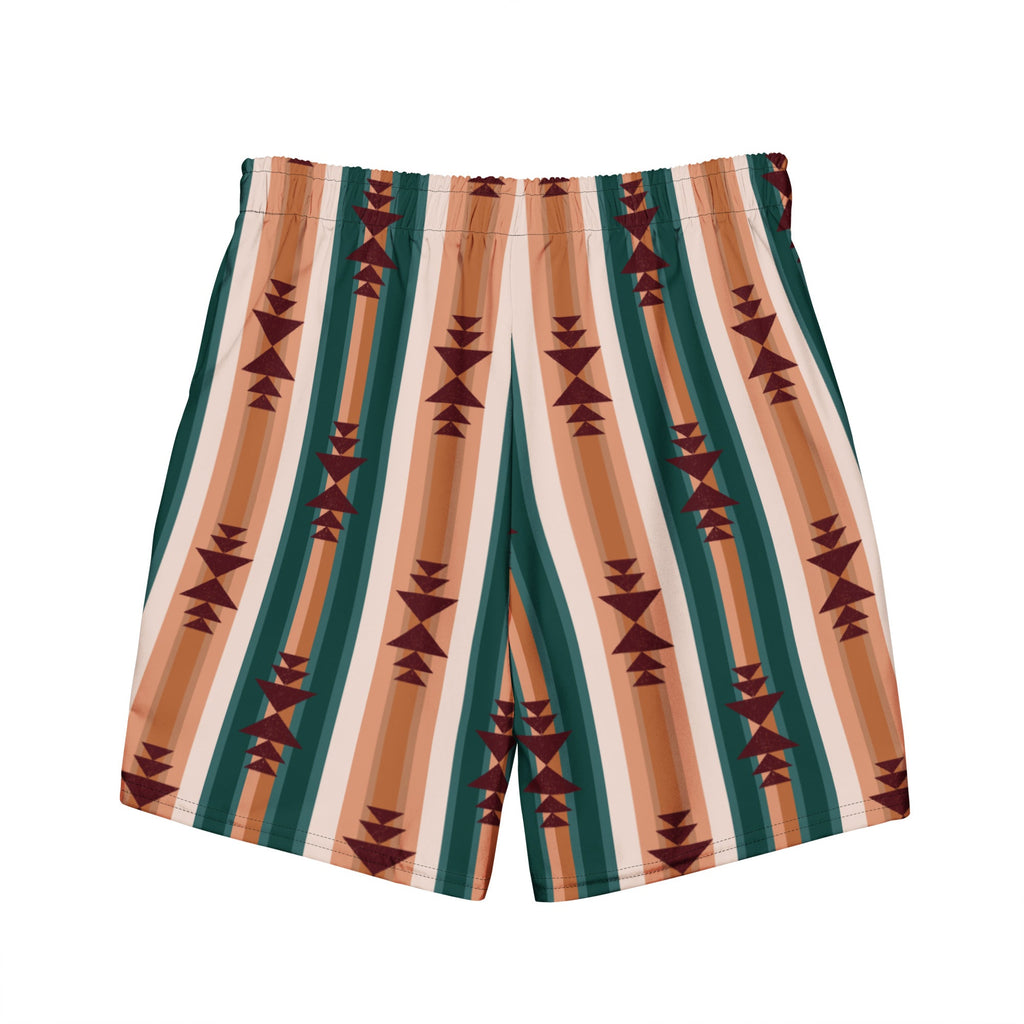 Cocoa Aztec Men's Swim Trunks