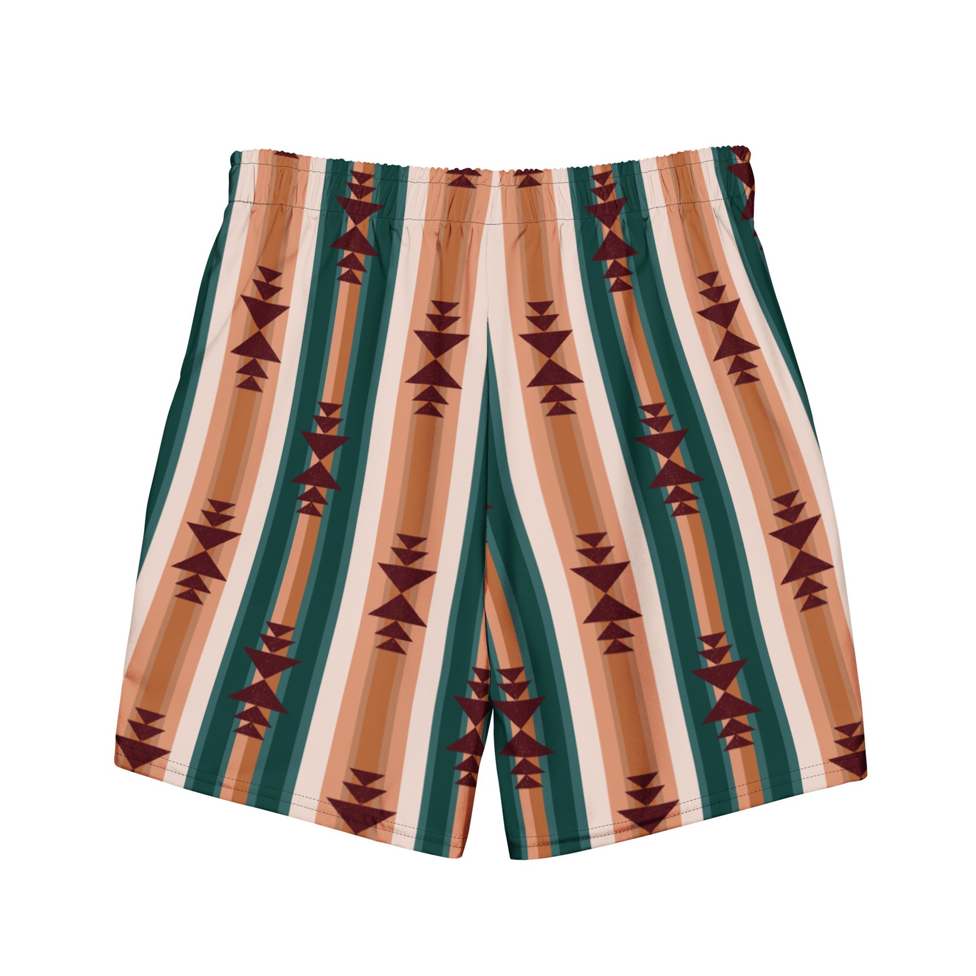 Cocoa Aztec Men's Swim Trunks
