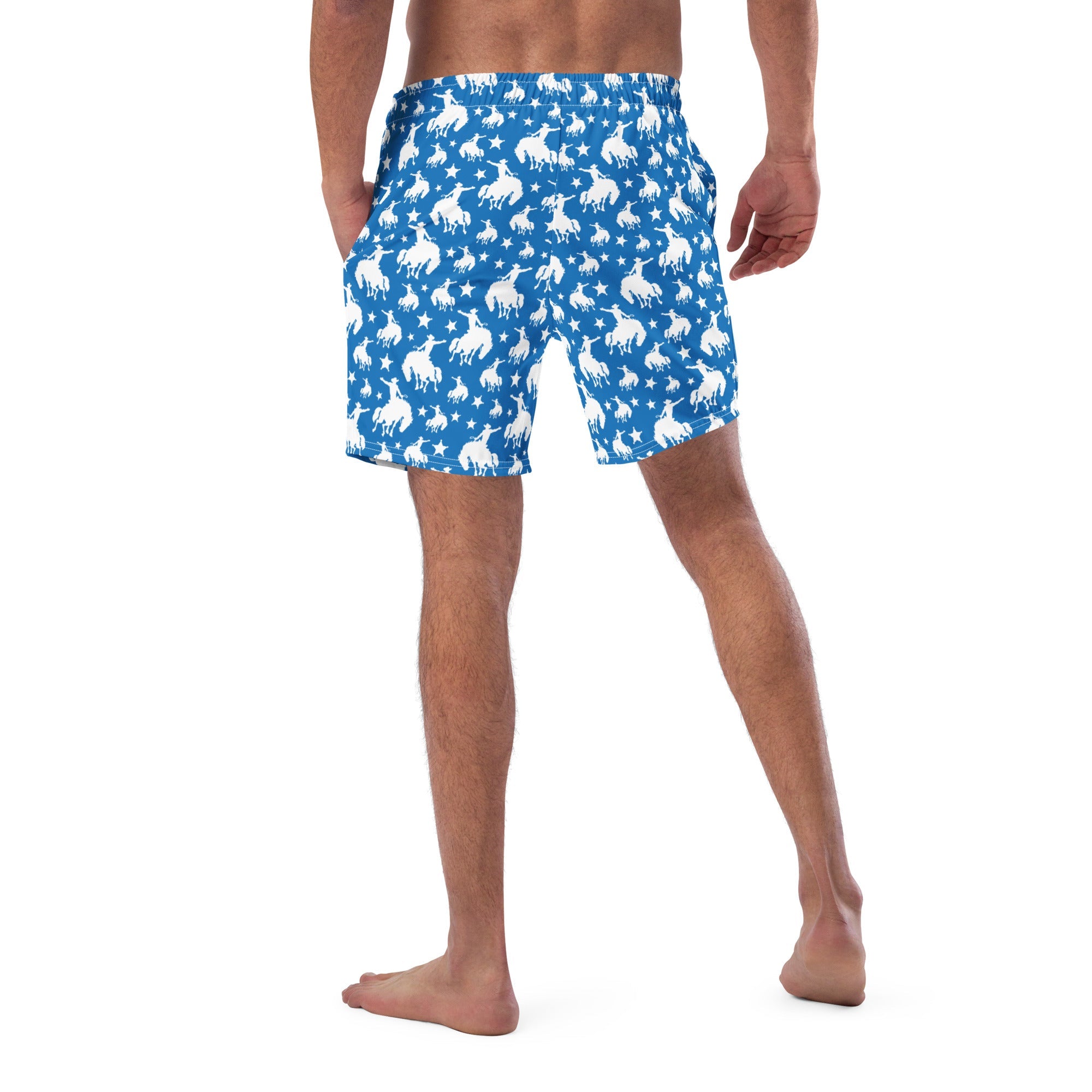 Blue Rodeo Cowboy Men's Swim Trunks
