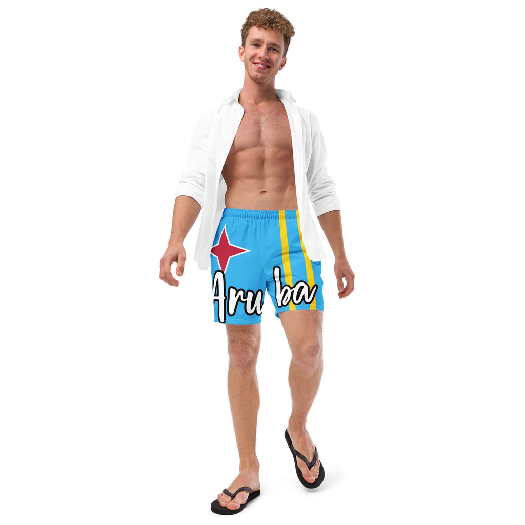 Aruba Flag Recycled Swim Trunks