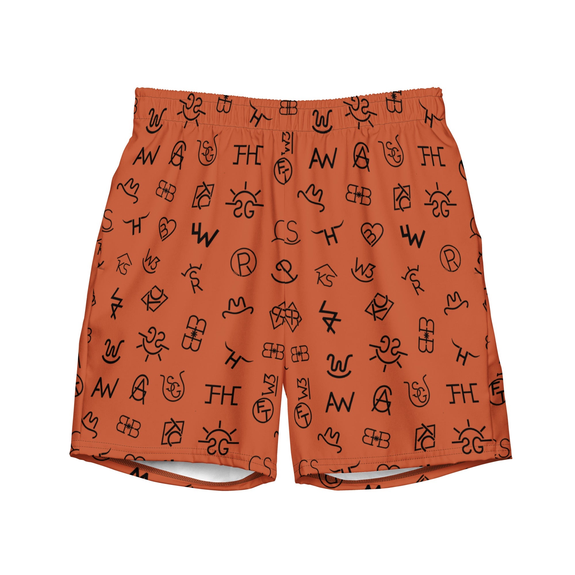 Brown Cattle Brands Men's Swim Trunks