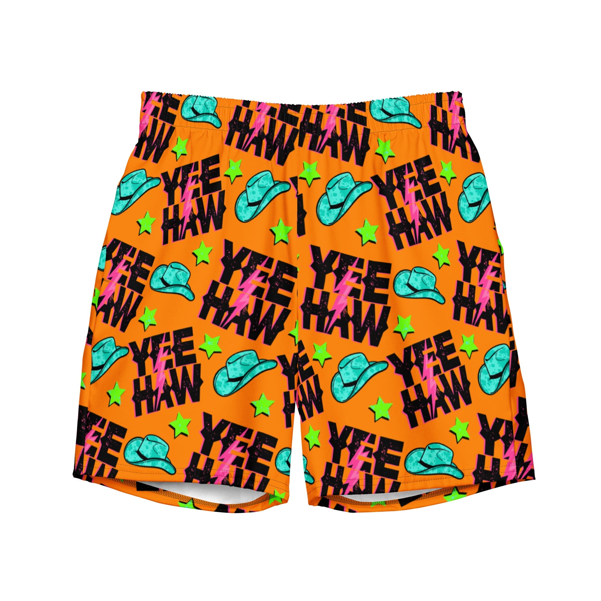 Orange Men's Swim Trunks