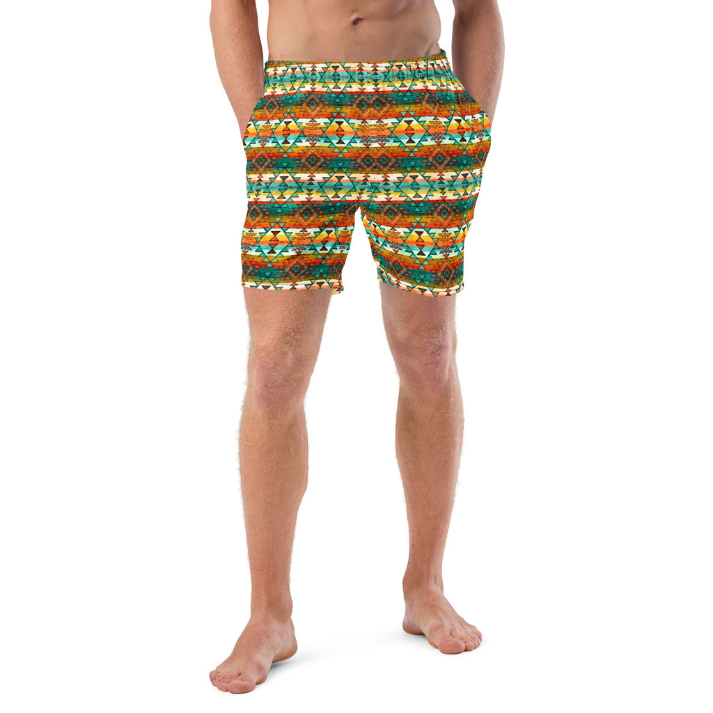 Native Aztec Men's Swim Trunks