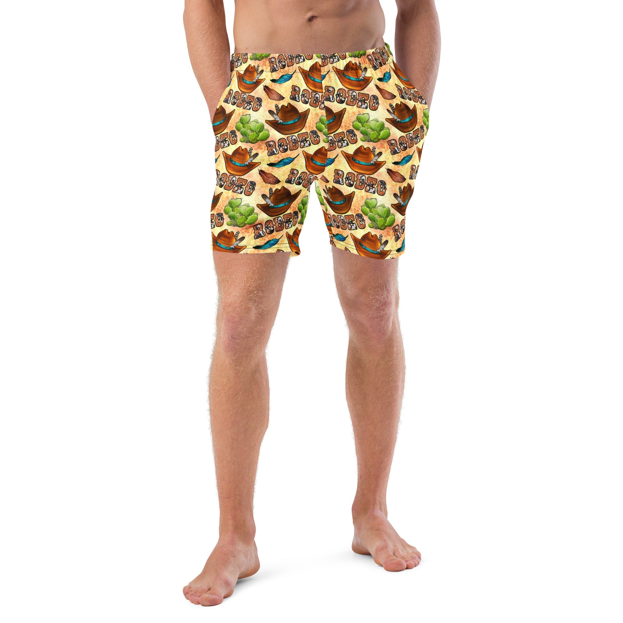 Rodeo Fever Men's Swim Trunks