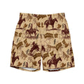 Vintage Western Men's Swim Trunks