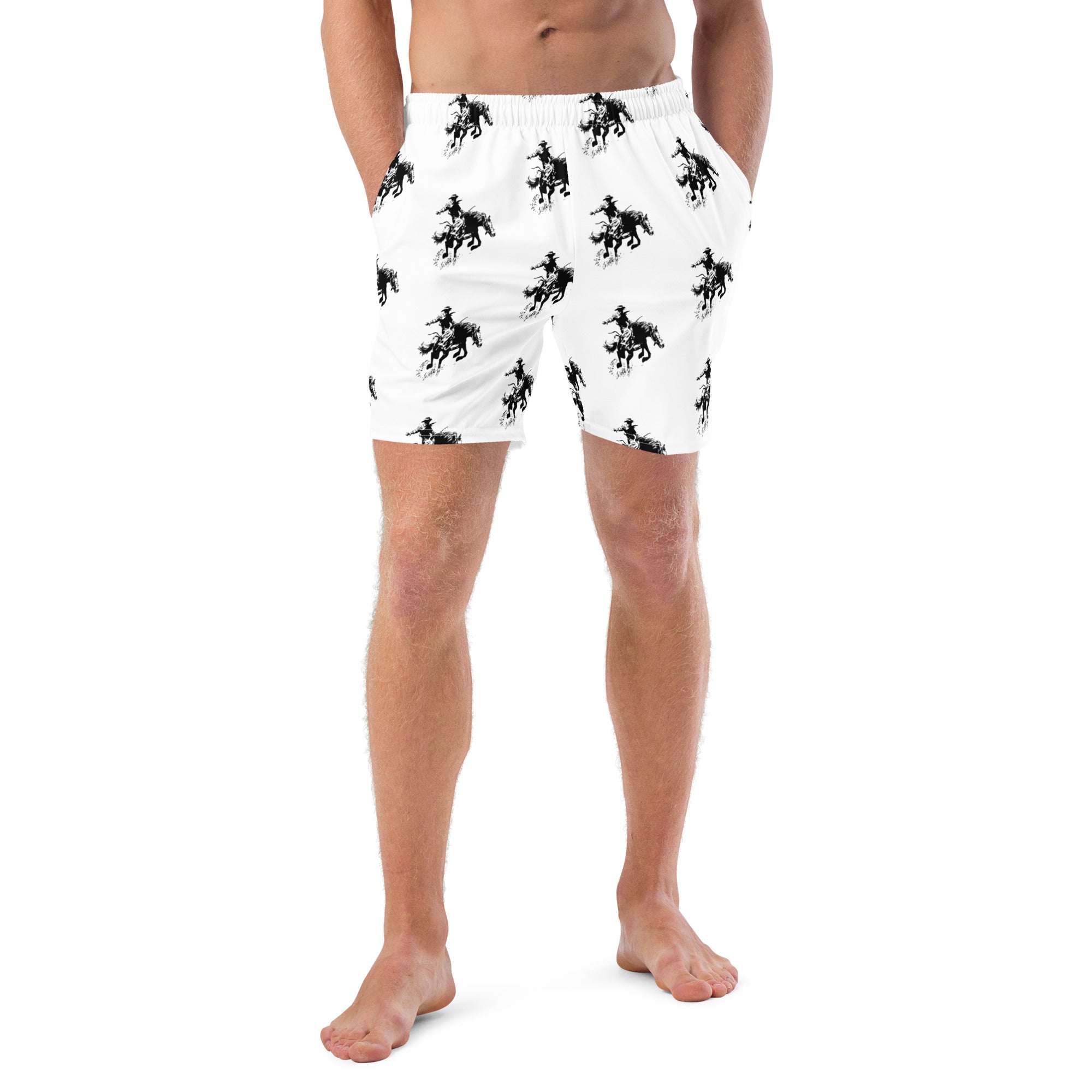 Rodeo Bronc Men's Swim Trunks