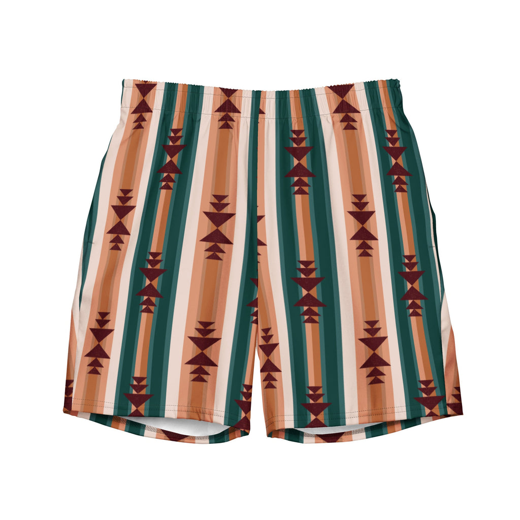 Cocoa Aztec Men's Swim Trunks