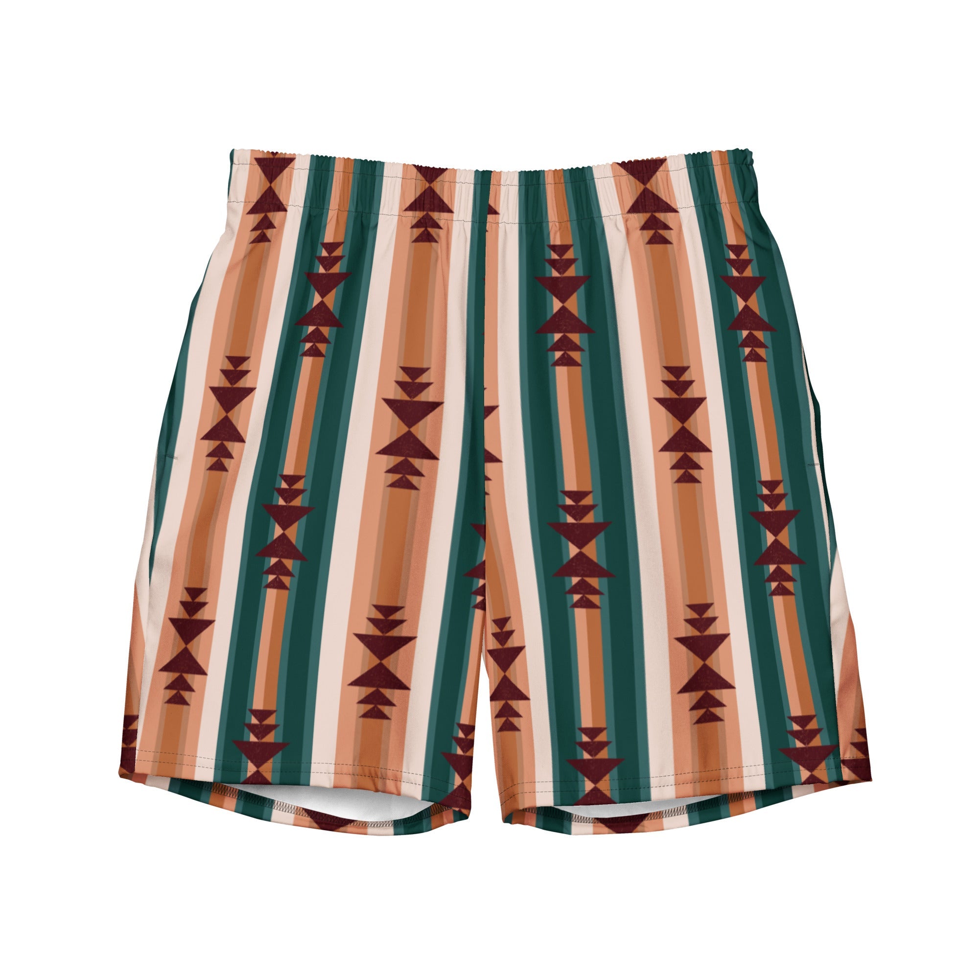 Cocoa Aztec Men's Swim Trunks