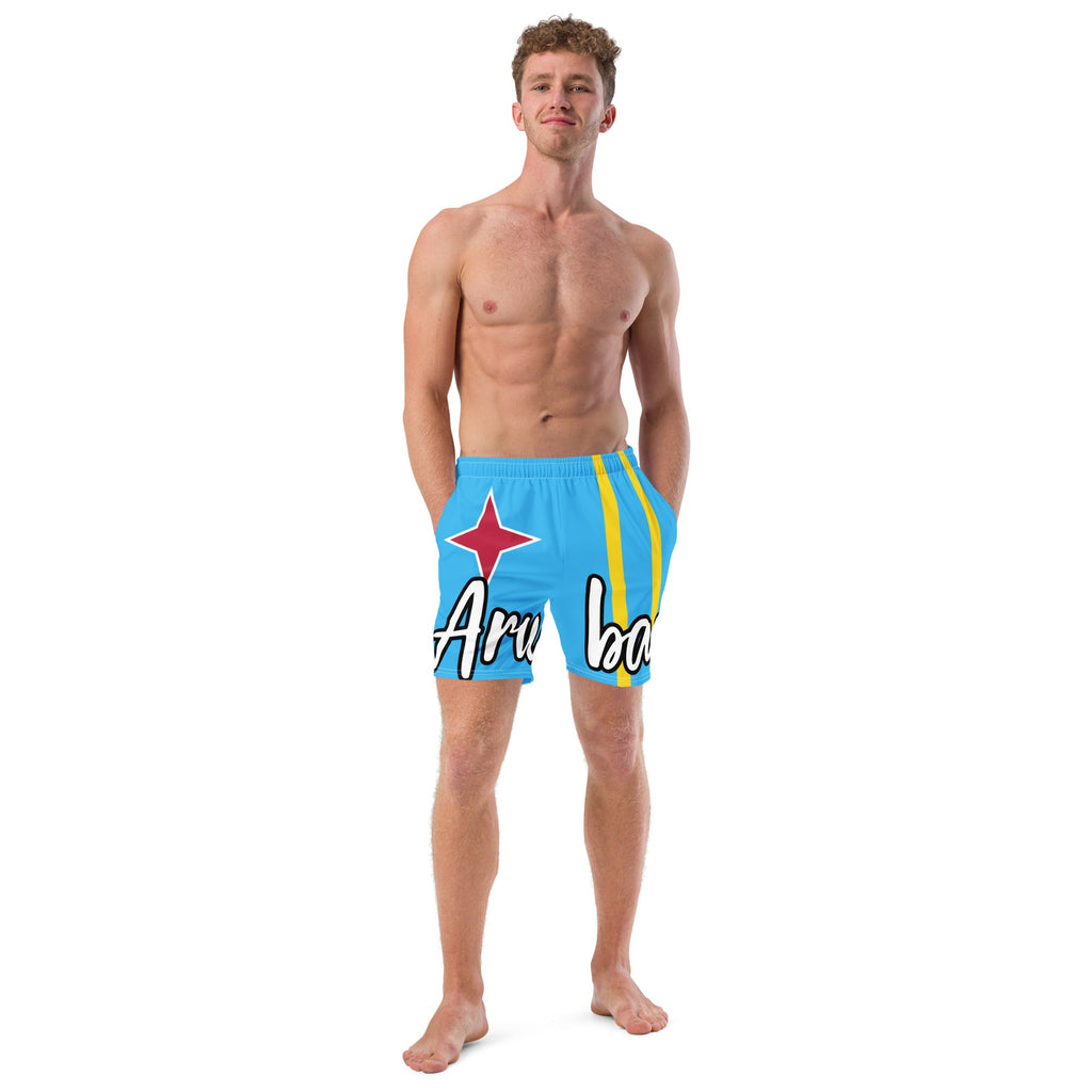 Aruba Flag Recycled Swim Trunks