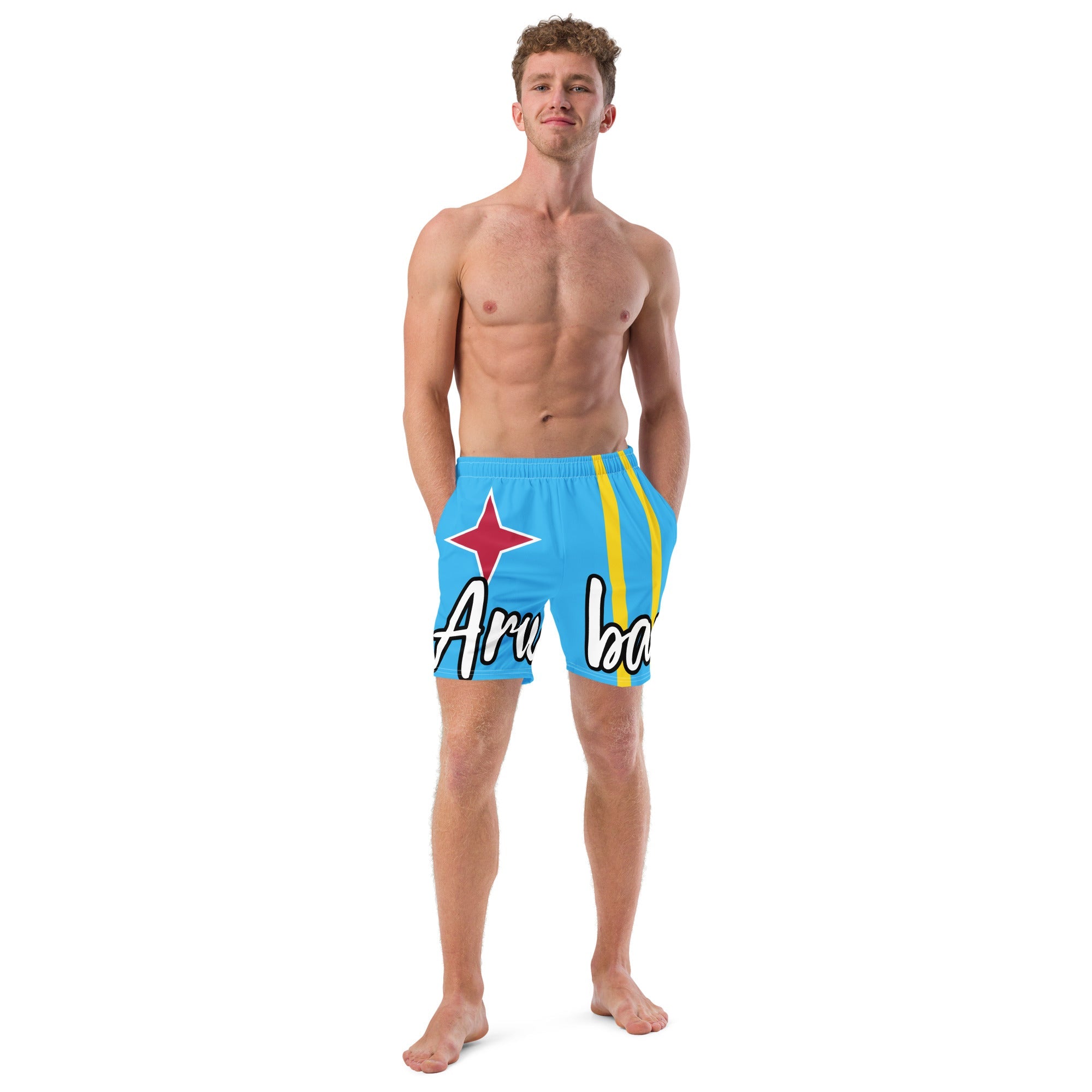 Aruba Flag Recycled Swim Trunks