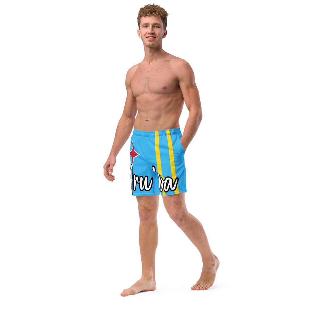 Aruba Flag Recycled Swim Trunks