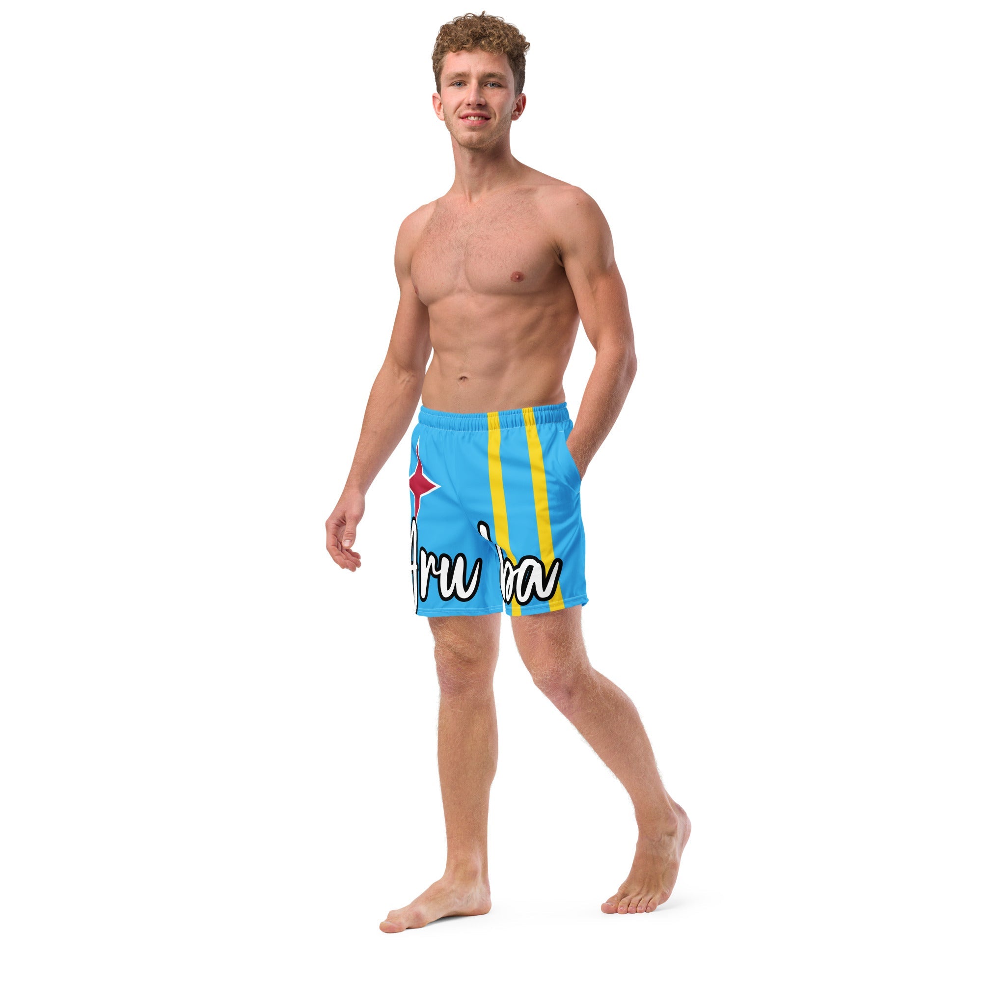 Aruba Flag Recycled Swim Trunks