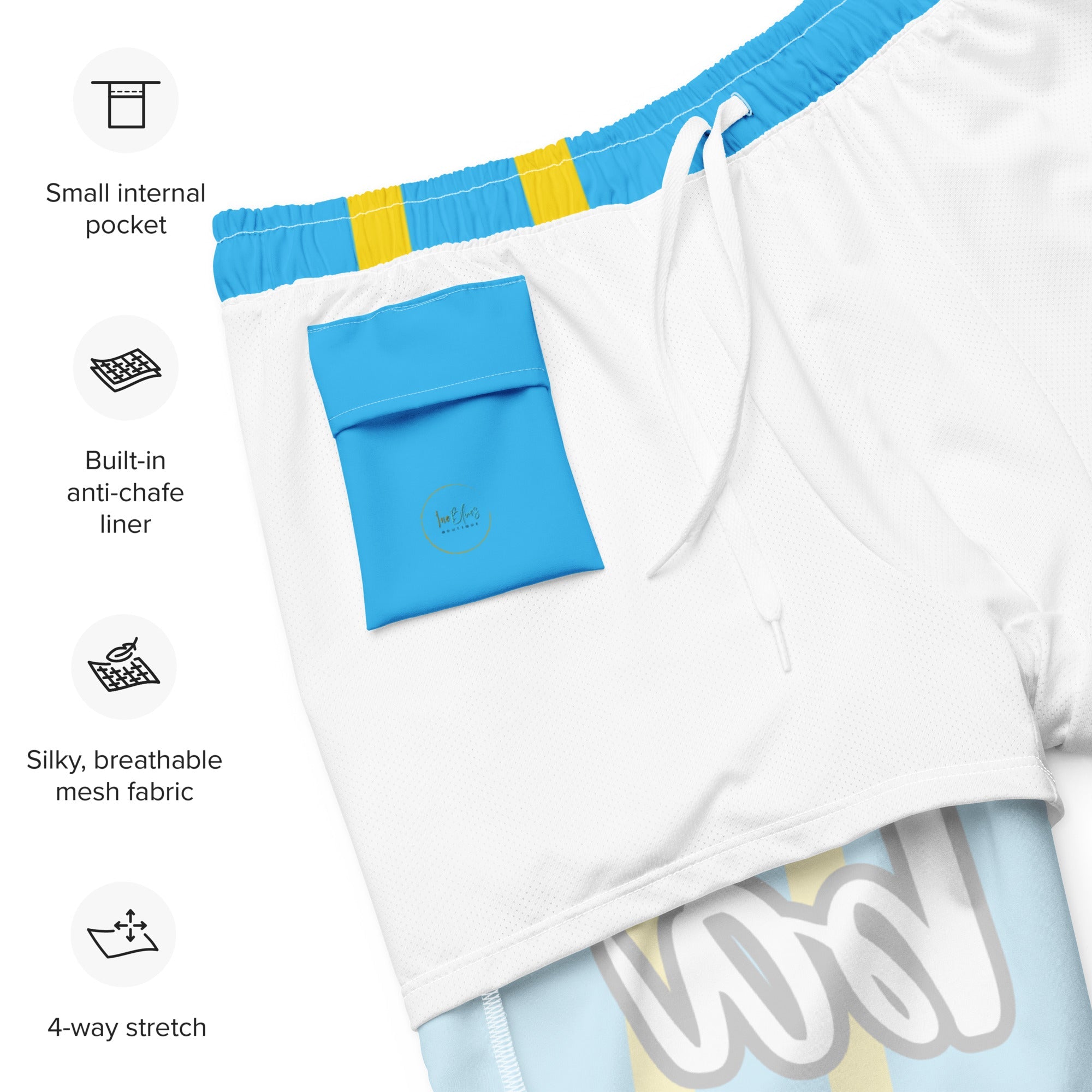 Aruba Flag Recycled Swim Trunks