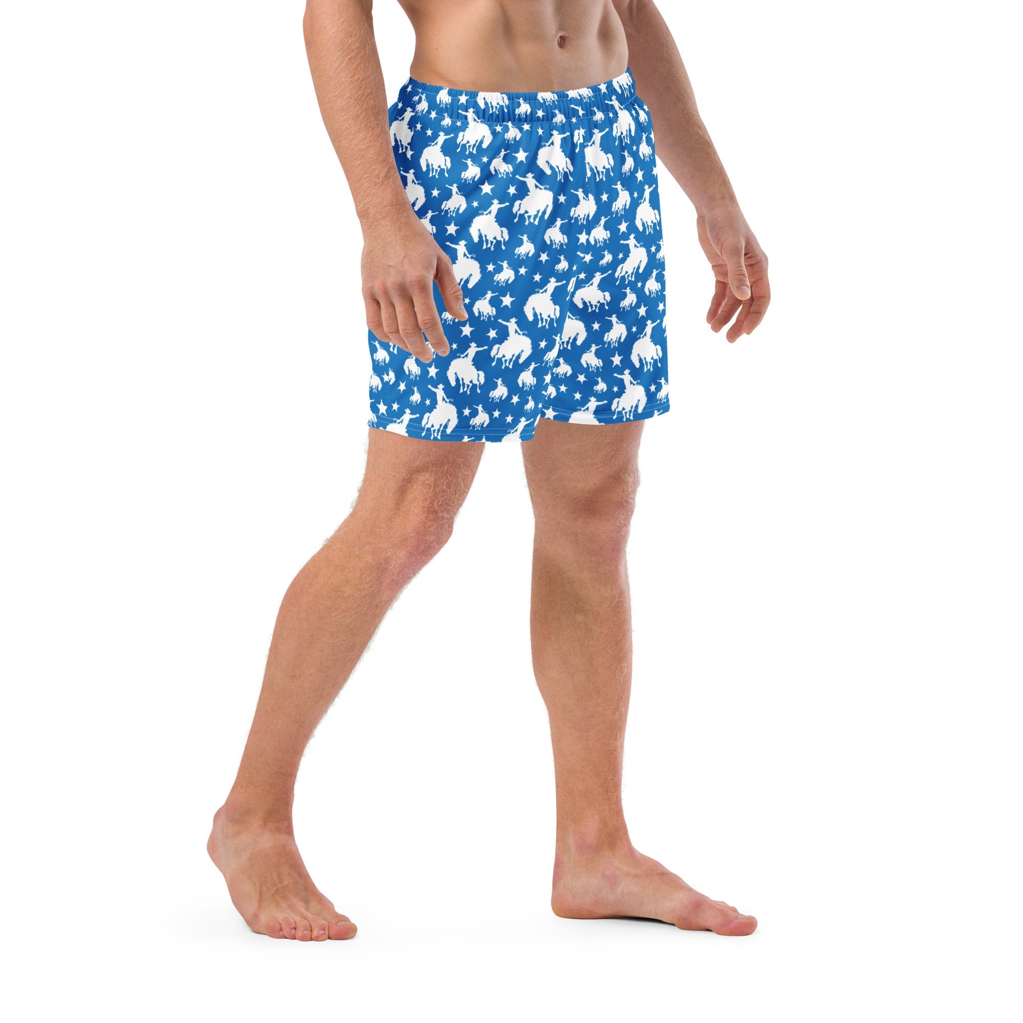 Blue Rodeo Cowboy Men's Swim Trunks