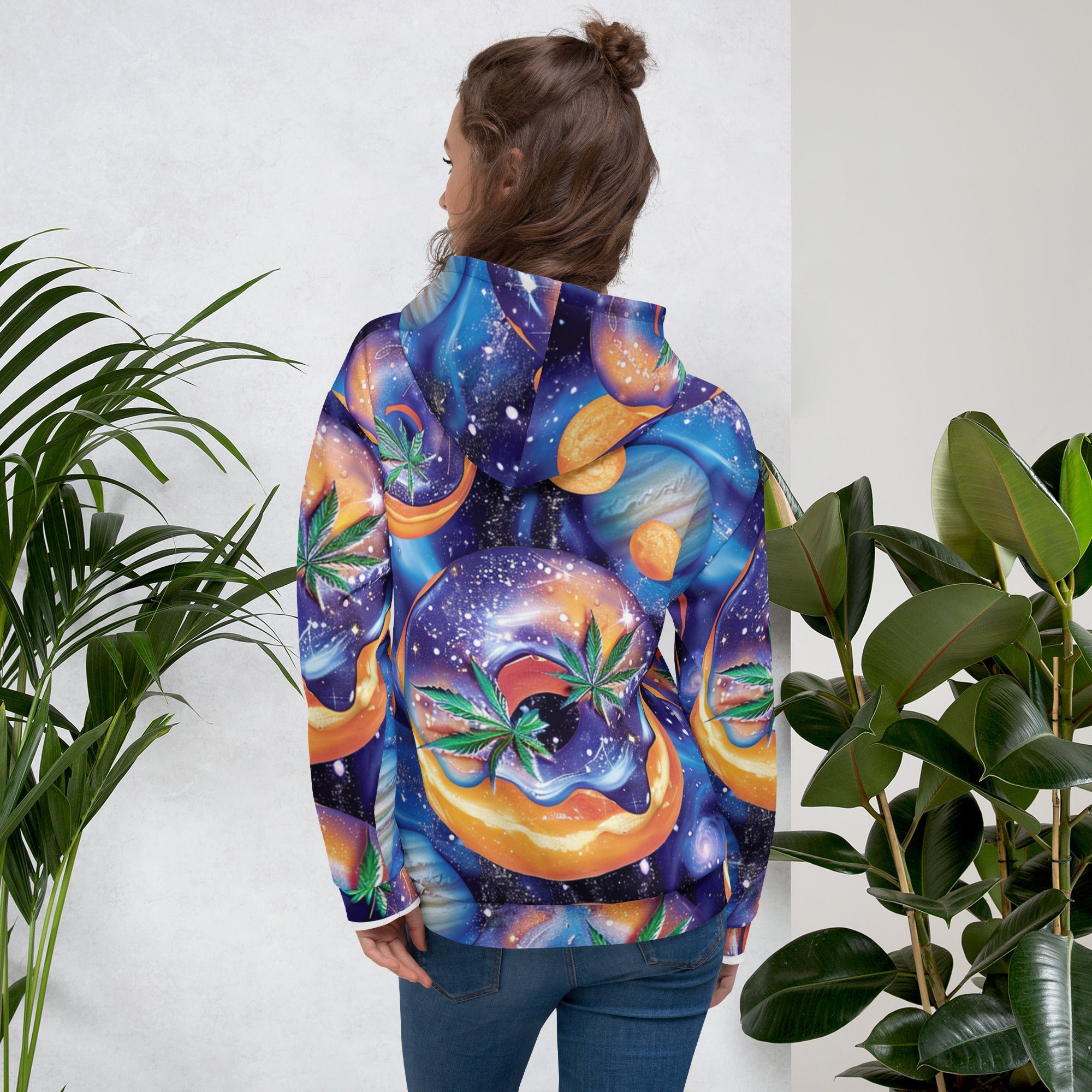 Canna Space Hoodie For EDM Rave Festival Outfit Clothing