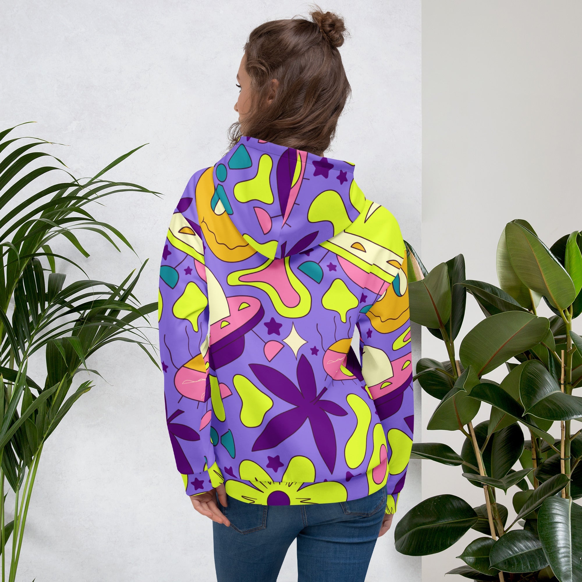 Retro World Trippin Hoodie For EDM Rave Festival Outfit Clothing
