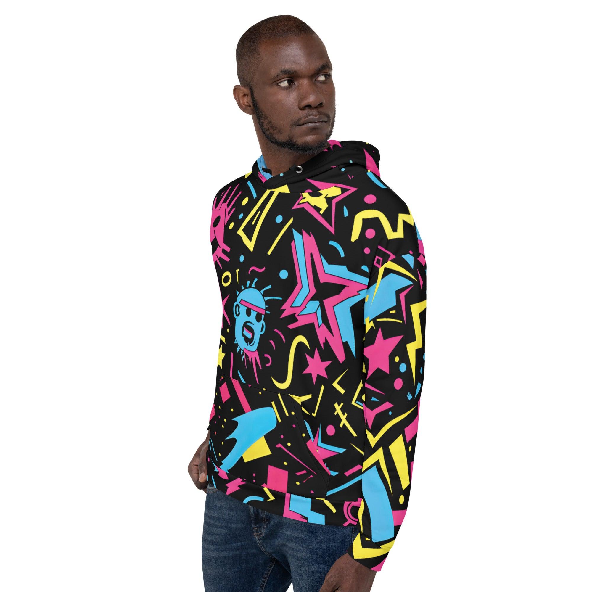 Neon Crazy Unisex Festival Hoodie