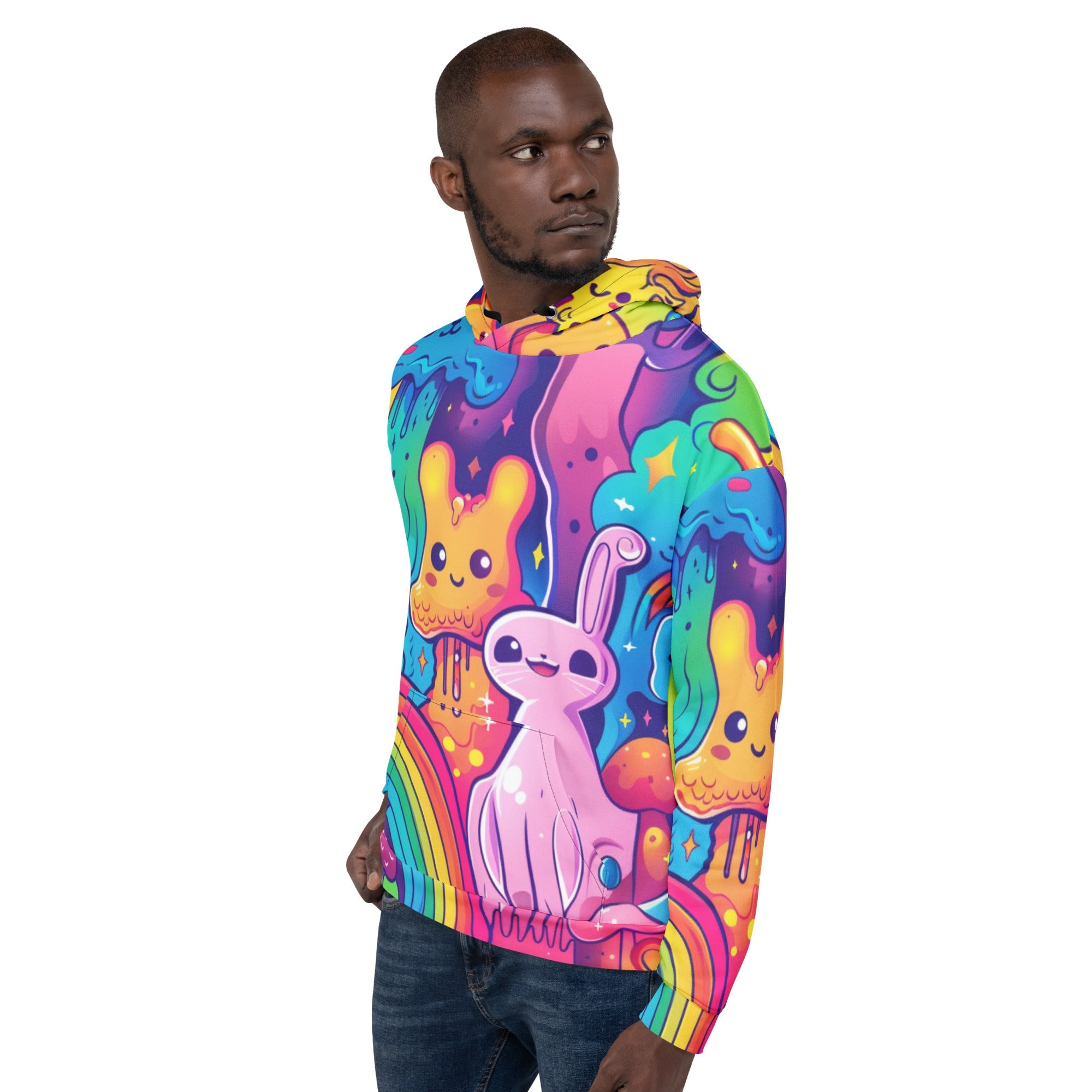 Cartoon Trip Hoodie For EDM Rave Festival Outfit Clothing