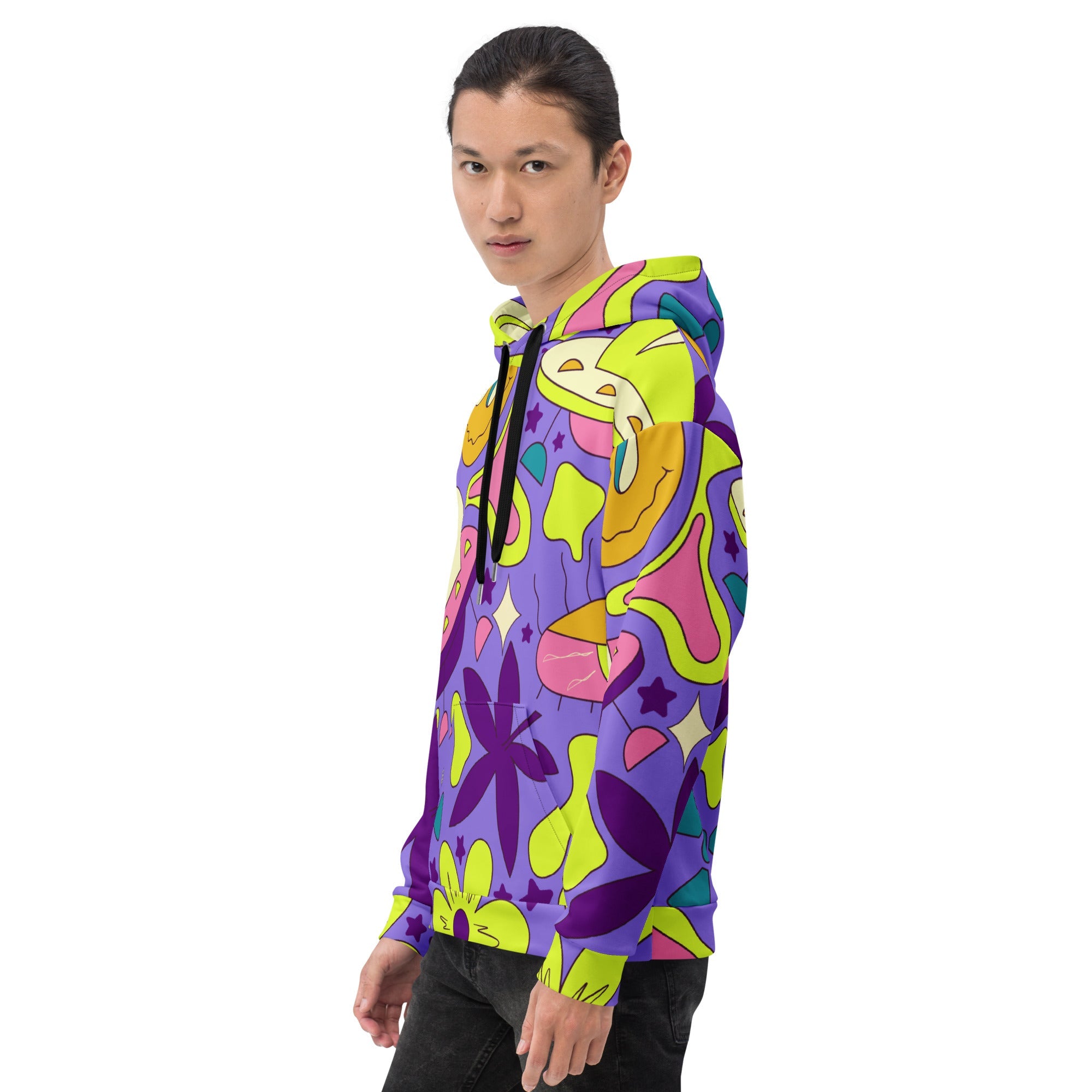 Retro World Trippin Hoodie For EDM Rave Festival Outfit Clothing