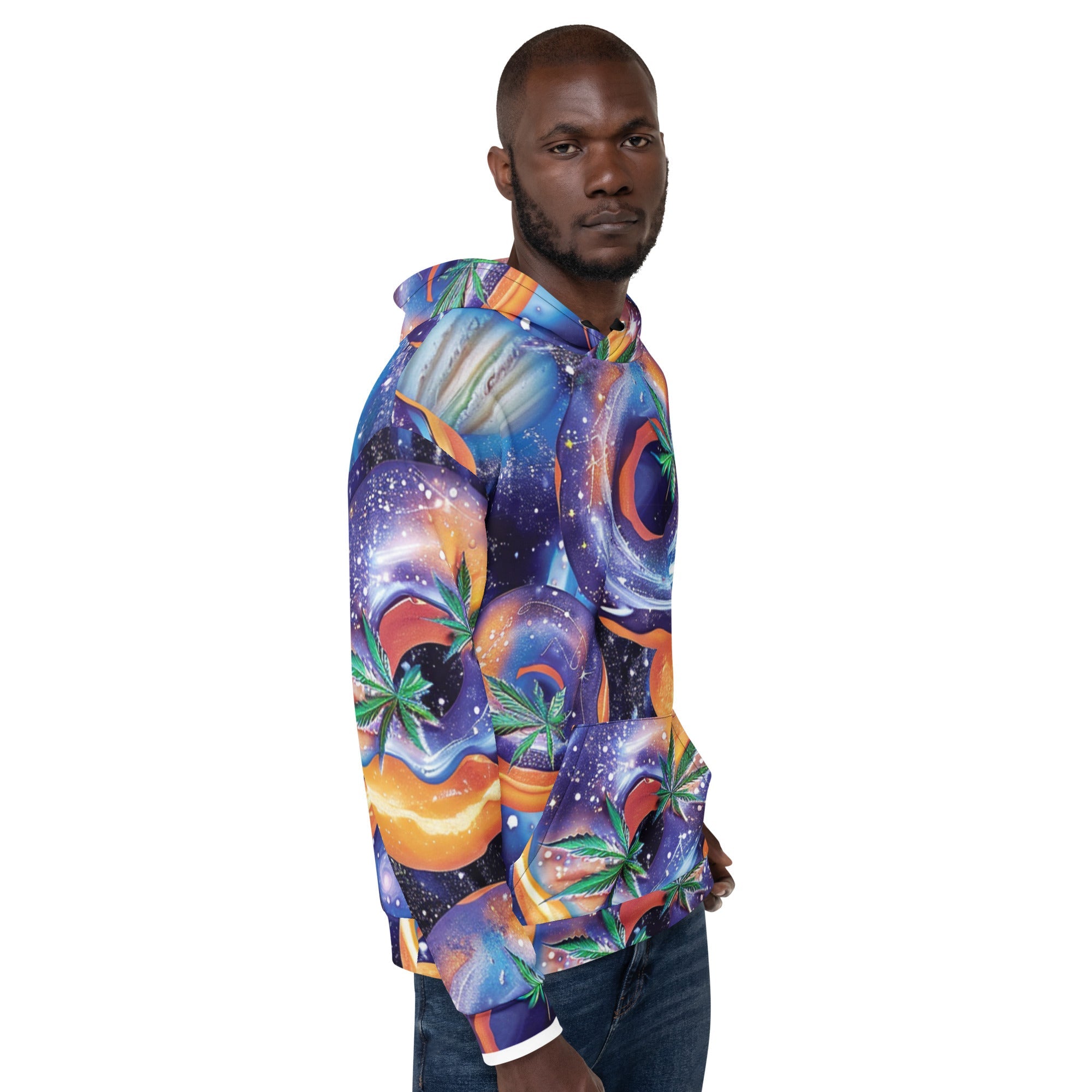 Canna Space Hoodie For EDM Rave Festival Outfit Clothing