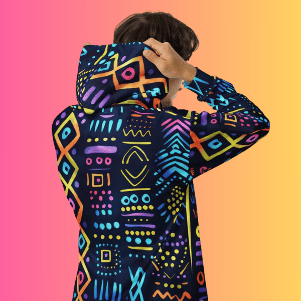 Sustainable Unisex Zip Hoodie for Music Festivals