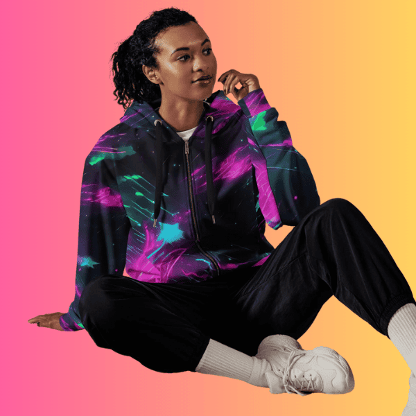 Unisex Eco-Friendly Zip Hoodie for Festival Vibes