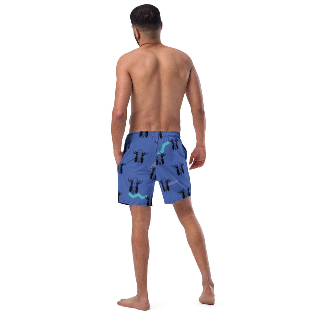 Mullet Cowboy Men's Swim Trunks