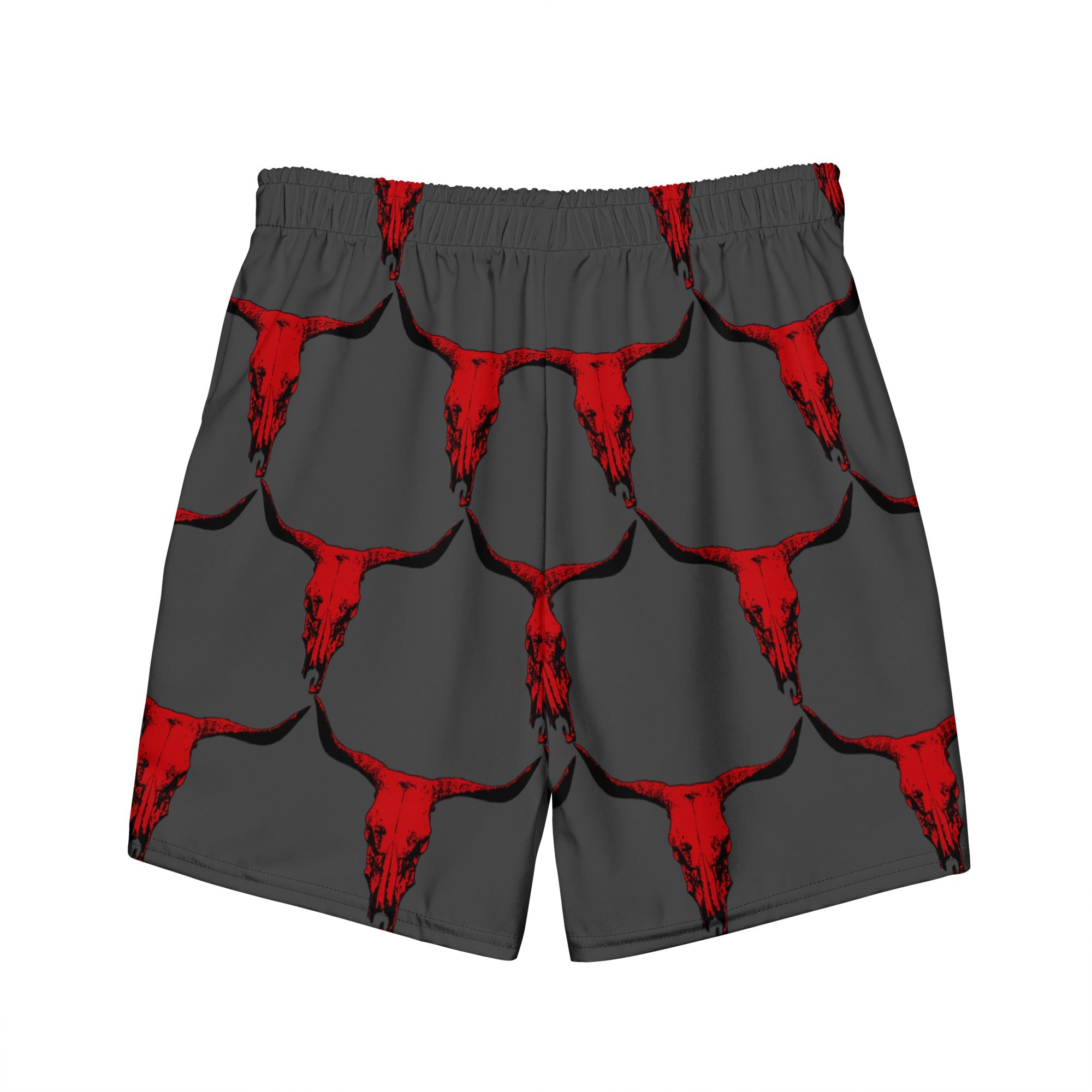 Red Bull Skull Men's Swim Trunks