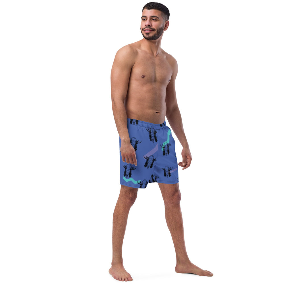 Mullet Cowboy Men's Swim Trunks