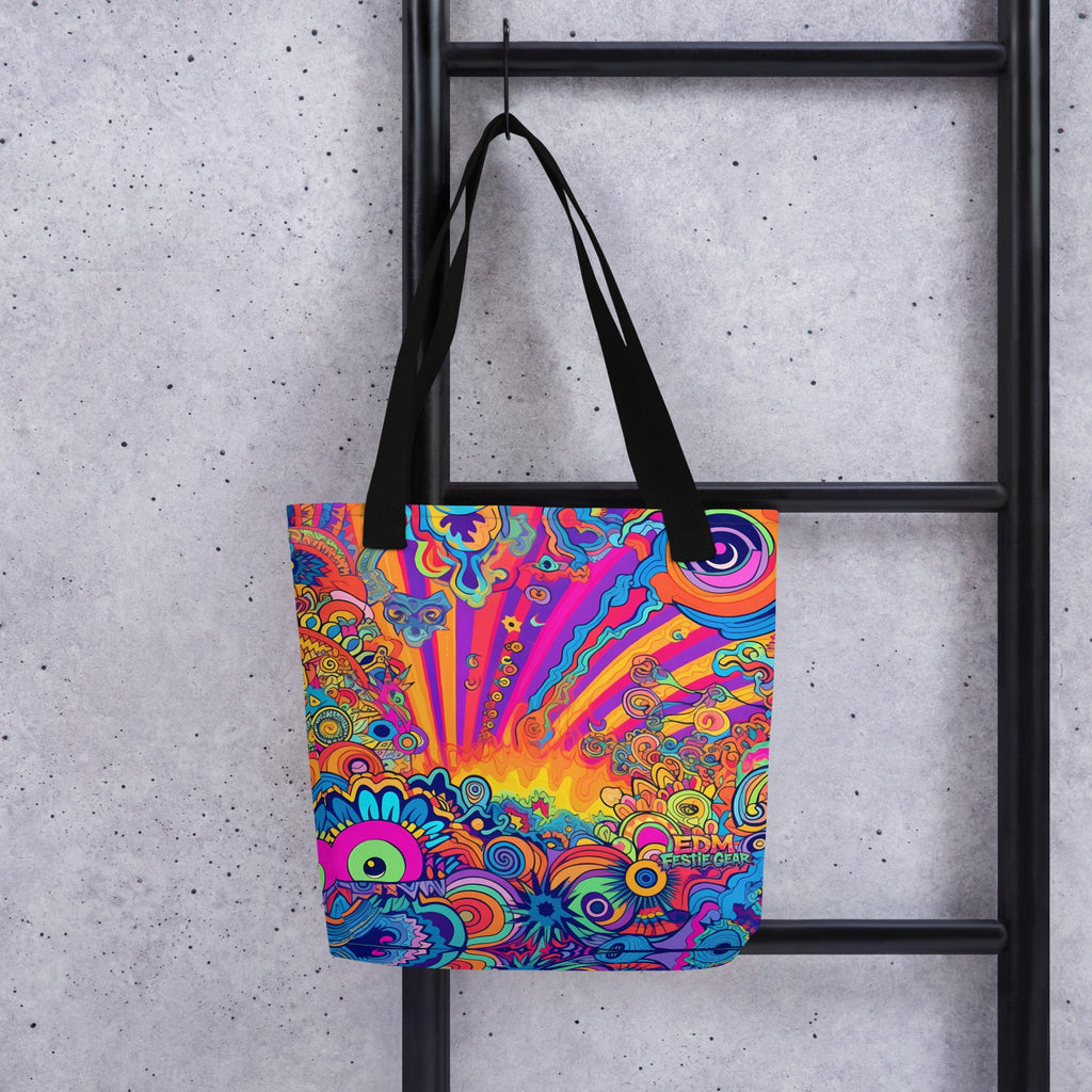 Toon World Tote Bag For EDM Rave Festival Outfit Clothing
