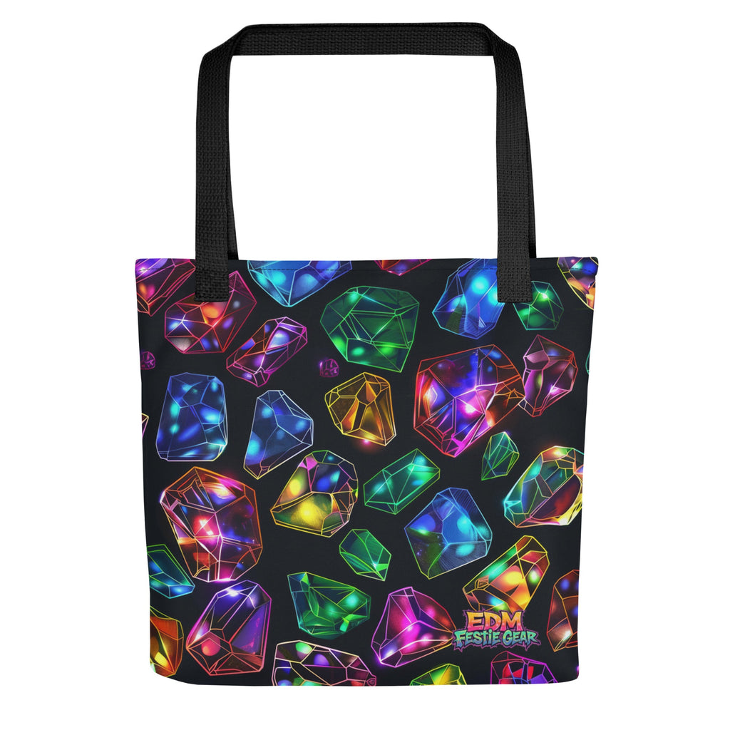 Neon Dimond's Tote Bag For EDM Rave Festival Outfit Clothing