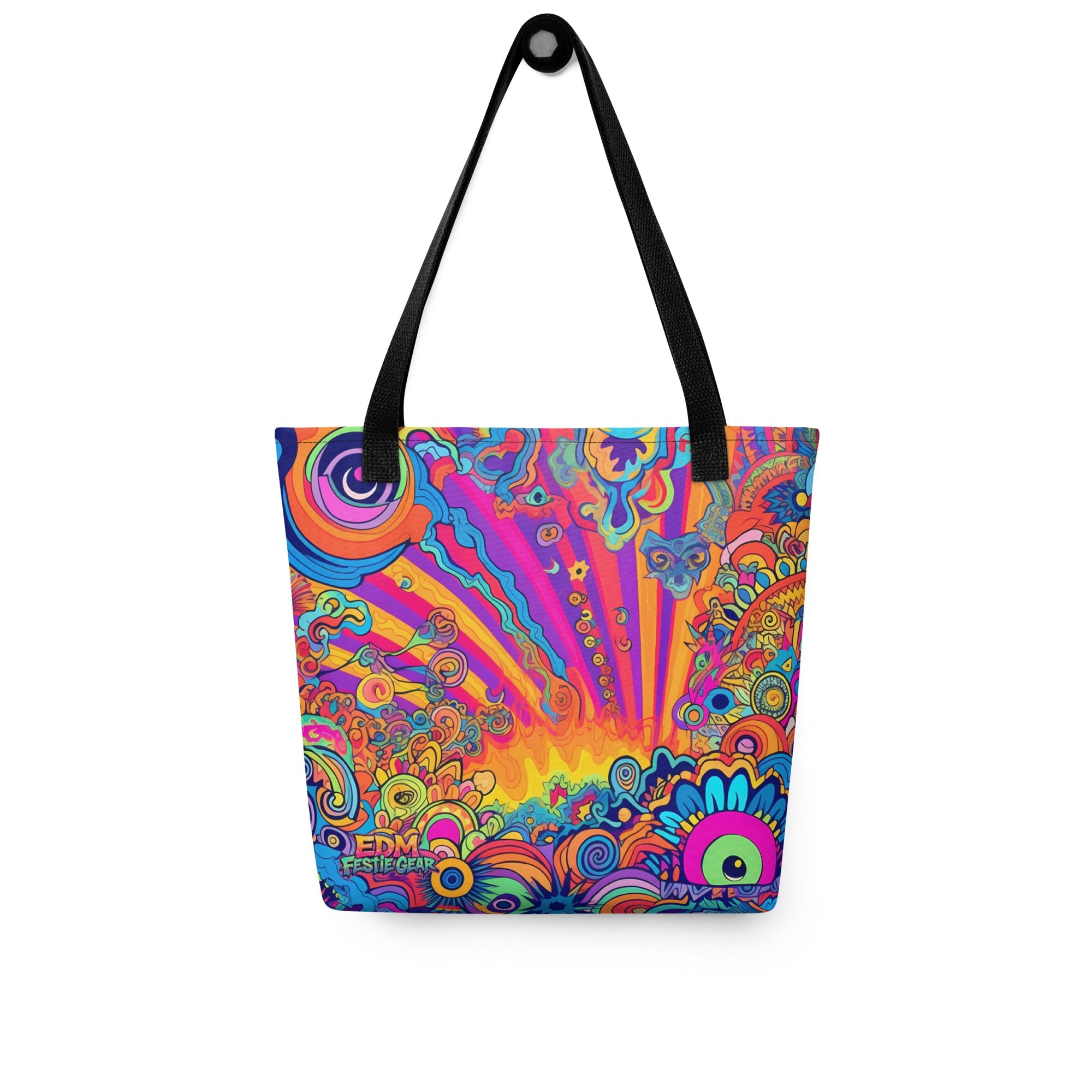 Toon World Tote Bag For EDM Rave Festival Outfit Clothing
