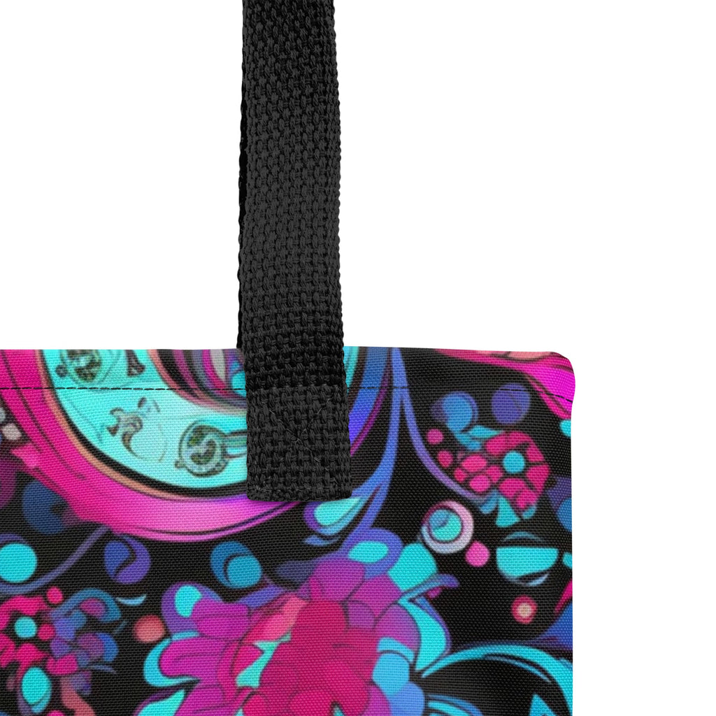 Trippy Tote Bag For EDM Rave Festival Outfit Clothing