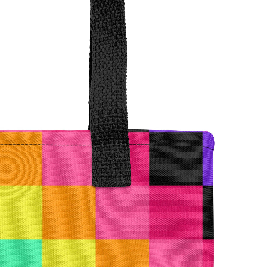 Rainbow Geometrical Tote Bag For EDM Rave Festival Outfit Clothing