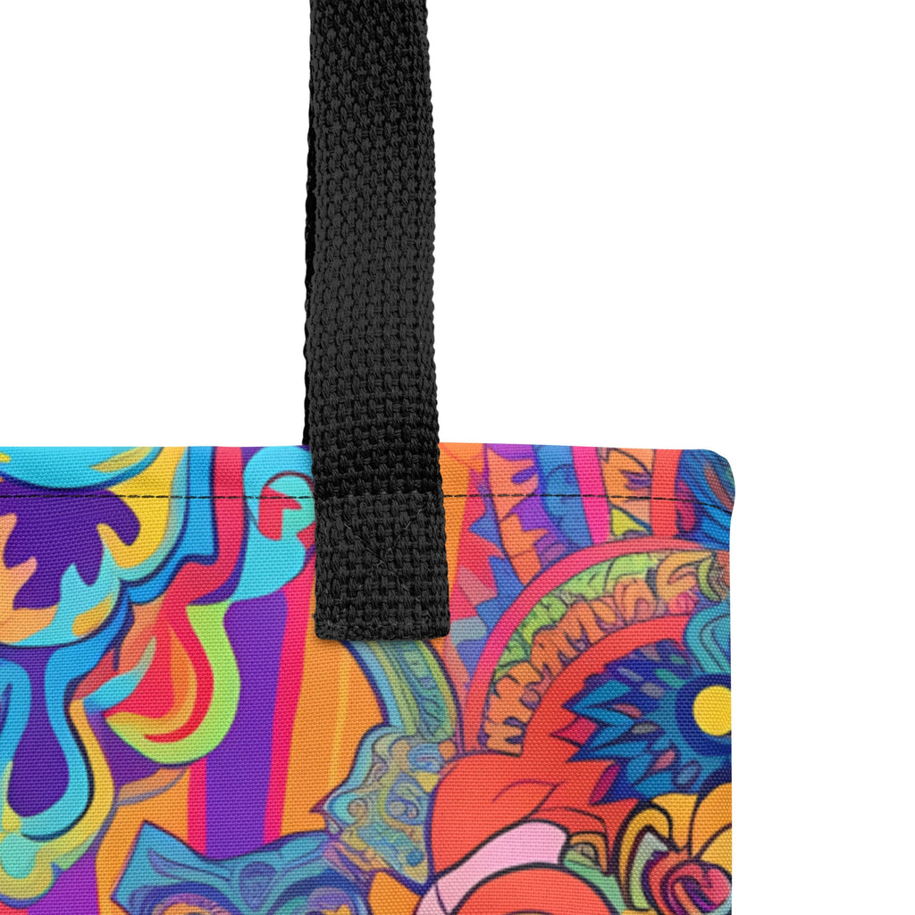 Toon World Tote Bag For EDM Rave Festival Outfit Clothing