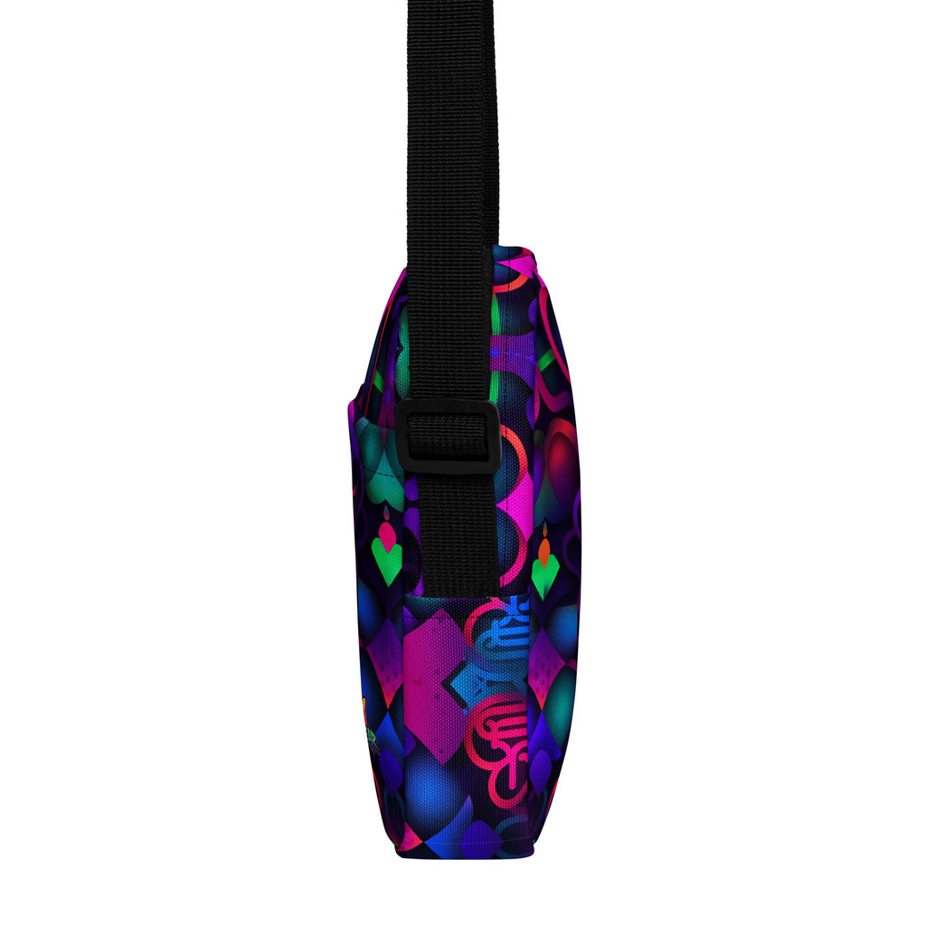 Neon Wonder Crossbody Bag For EDM Rave Festival Outfit Clothing