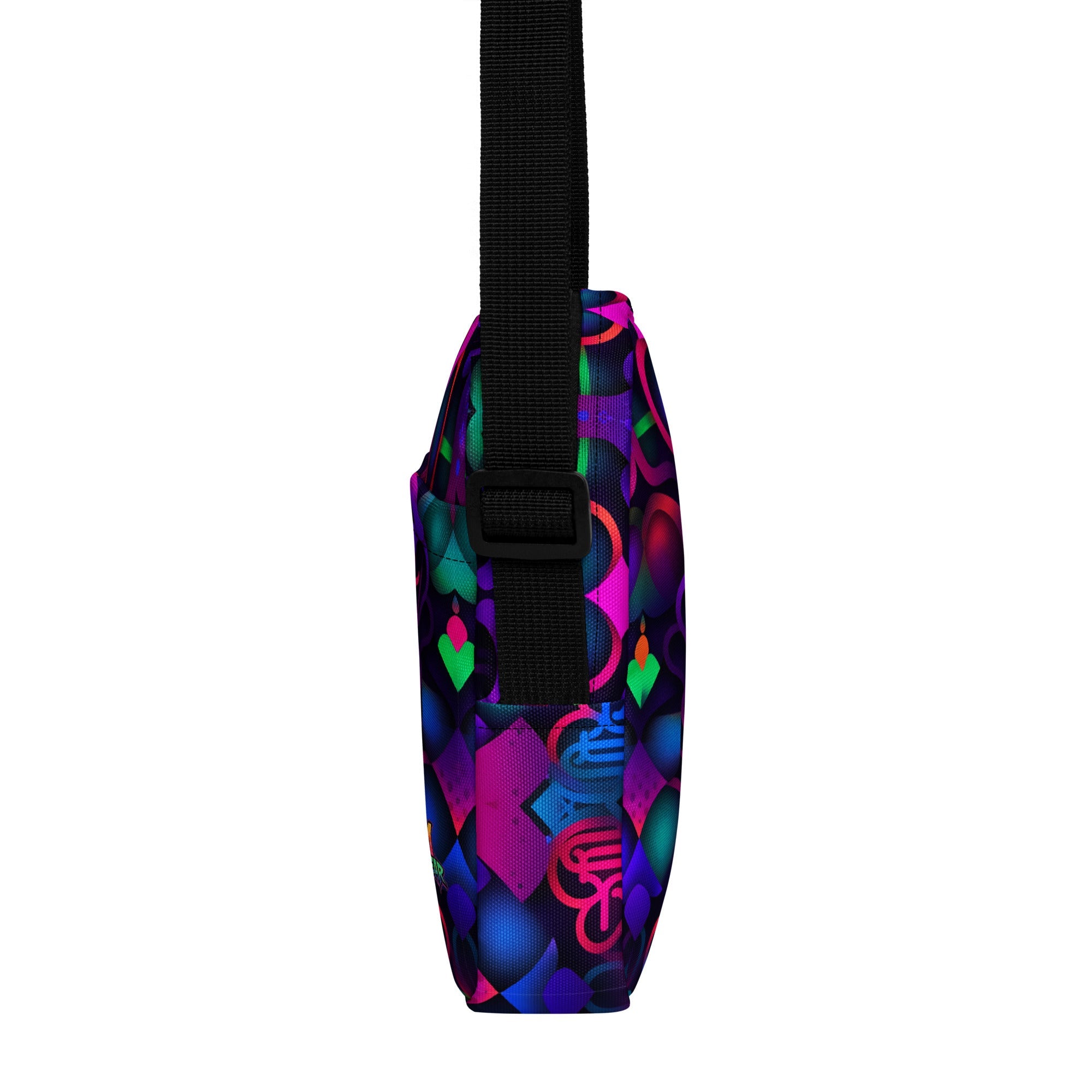 Neon Wonder Crossbody Bag For EDM Rave Festival Outfit Clothing