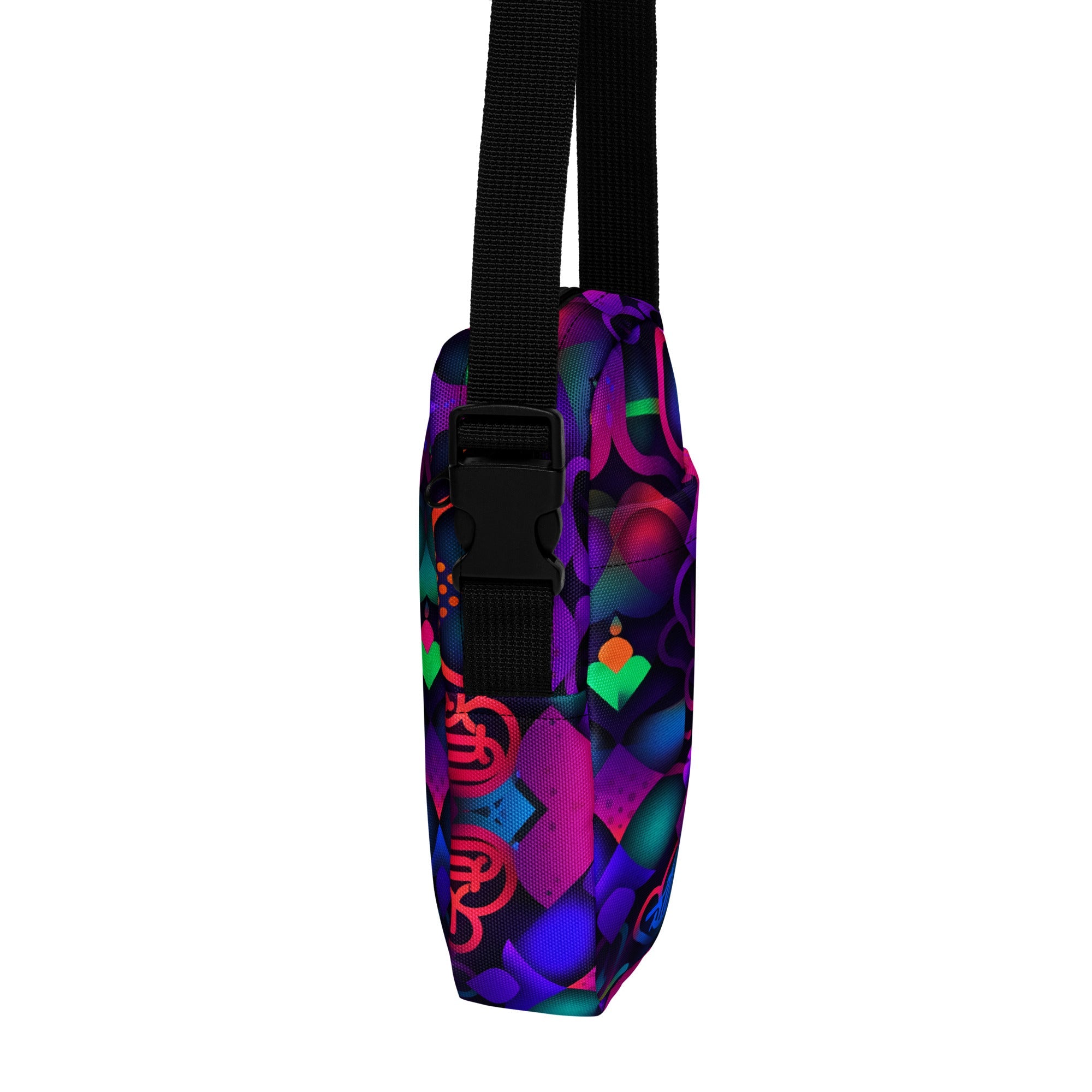 Neon Wonder Crossbody Bag For EDM Rave Festival Outfit Clothing
