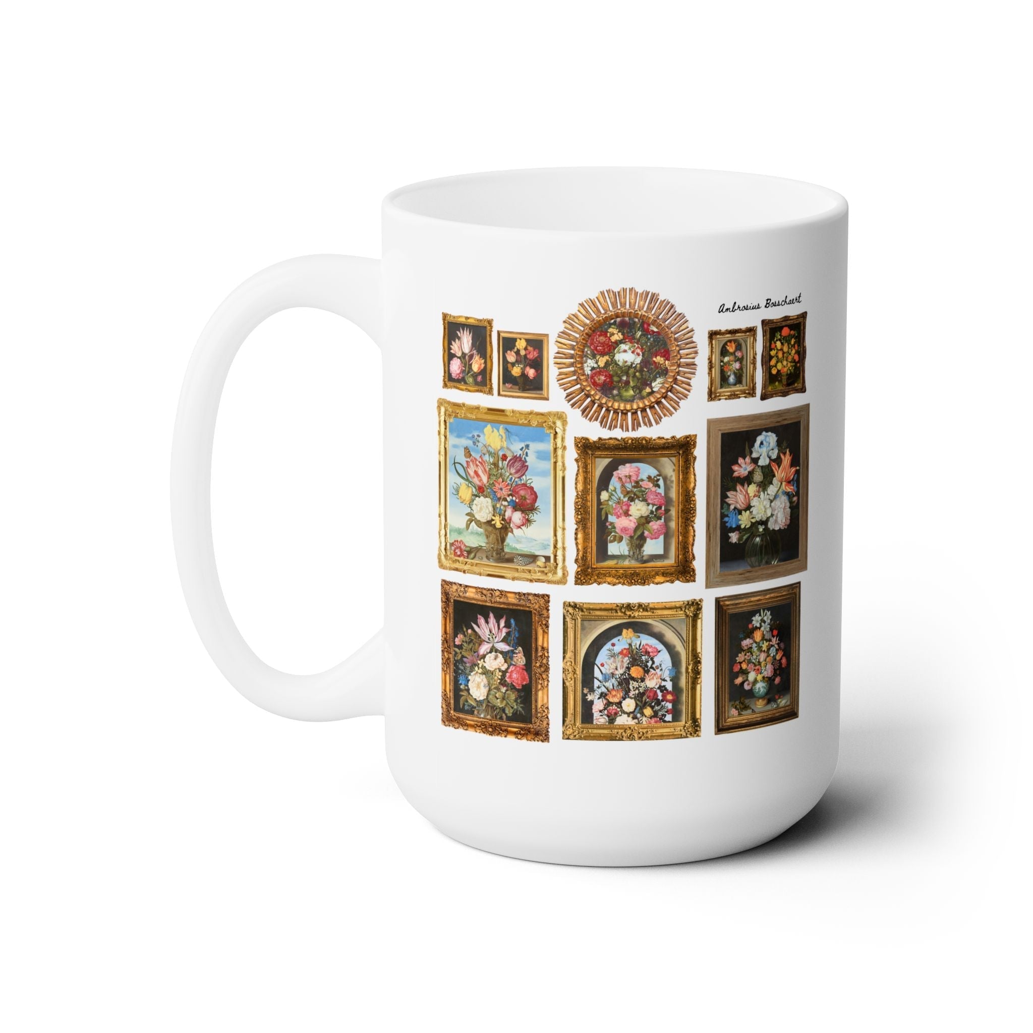 Ambrosius Bosschaert Dutch Still Life Coffee Mug