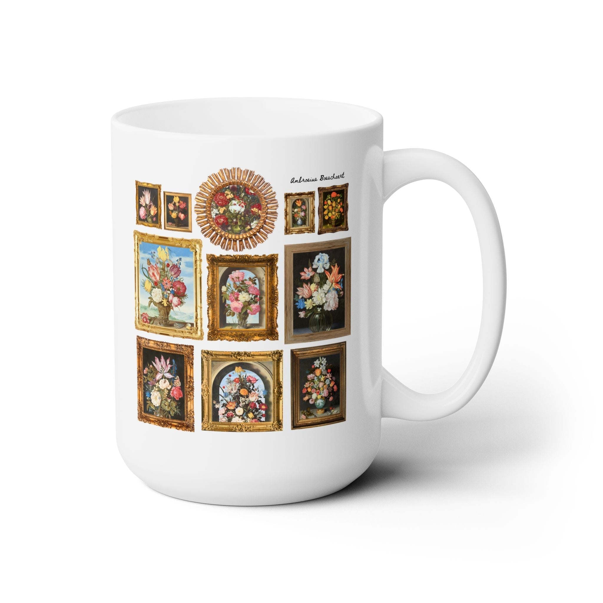 Ambrosius Bosschaert Dutch Still Life Coffee Mug