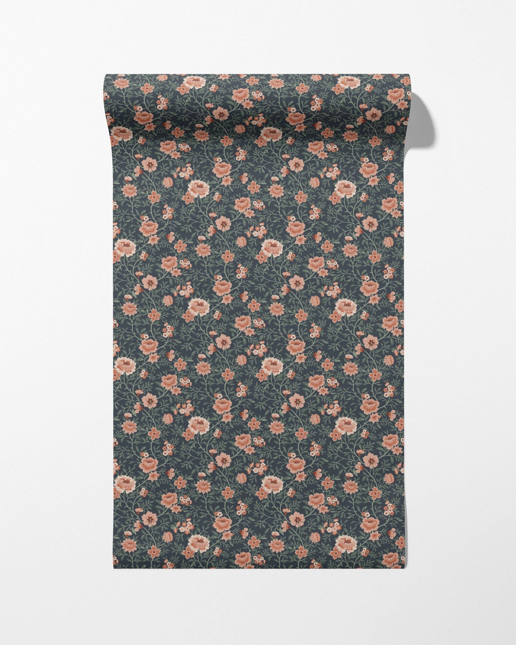 Annabelle Wallpaper in Terracotta Night