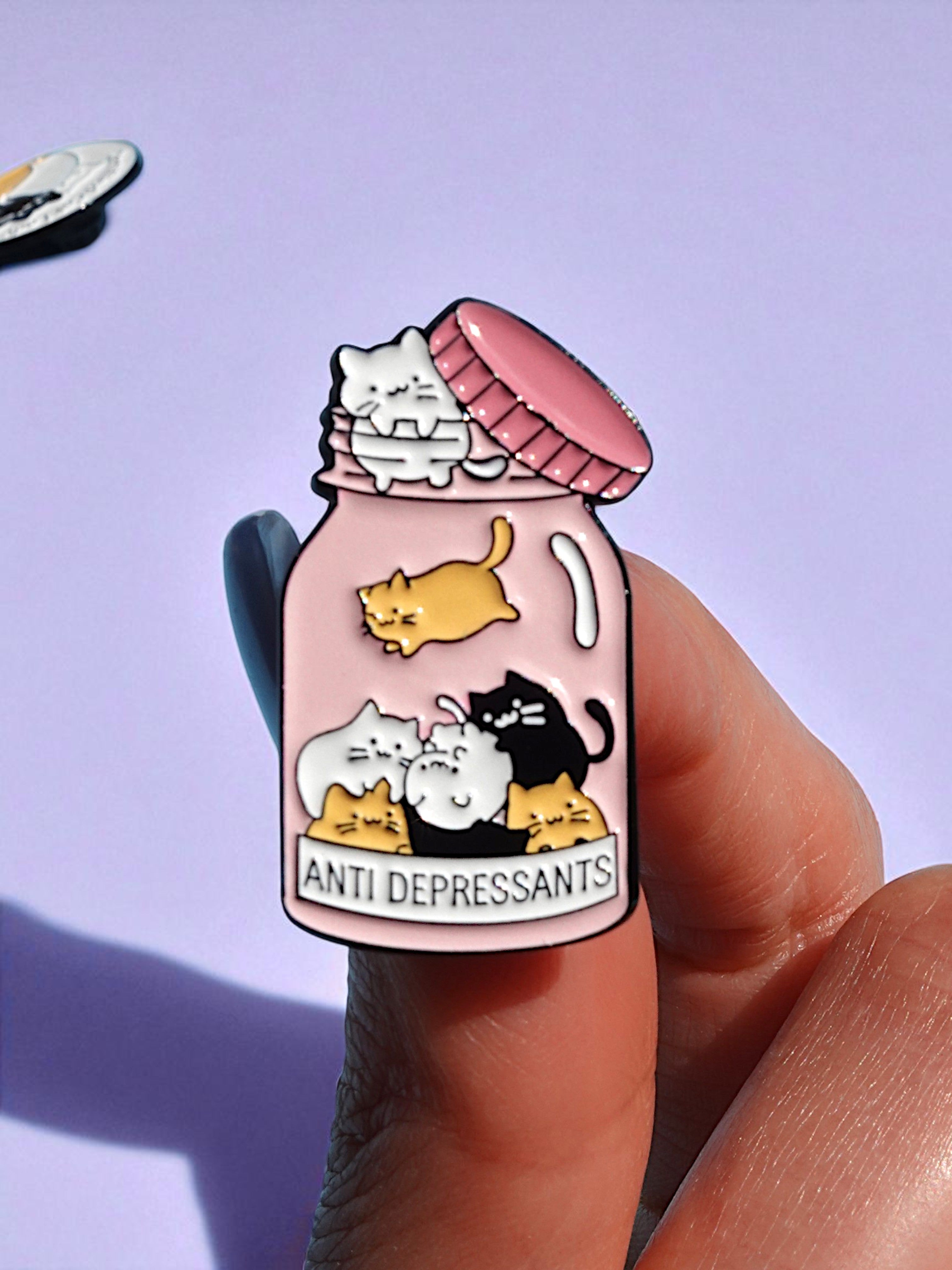 Certified Cat Lady Enamel Pin Set – 3-Pack