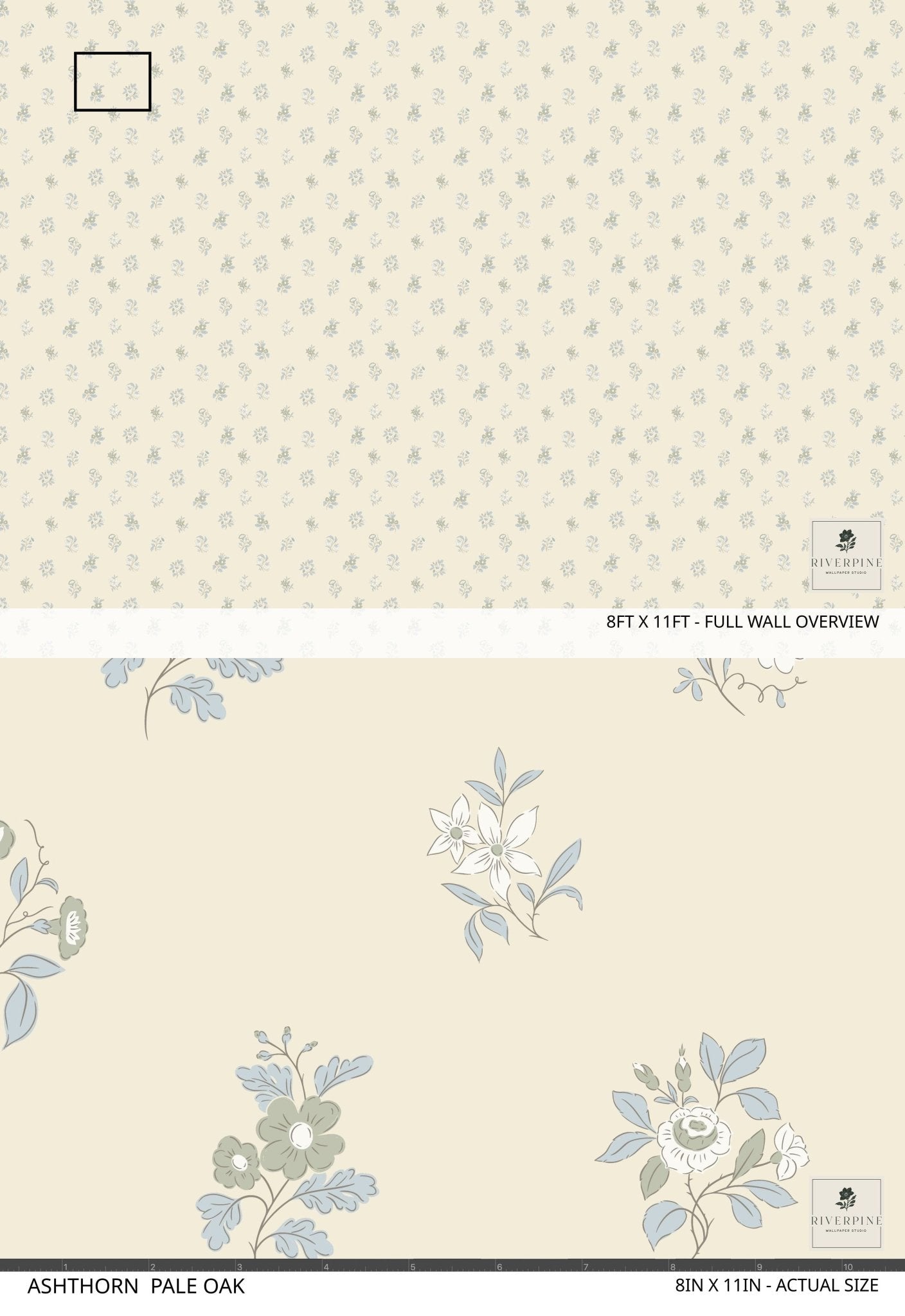 Ashthorn Wallpaper Pale Oak