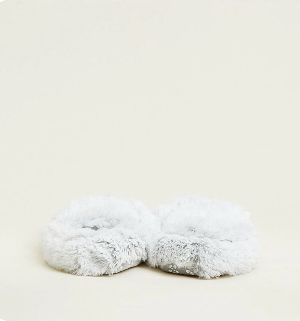 Warmies Marshmallow Gray Slippers